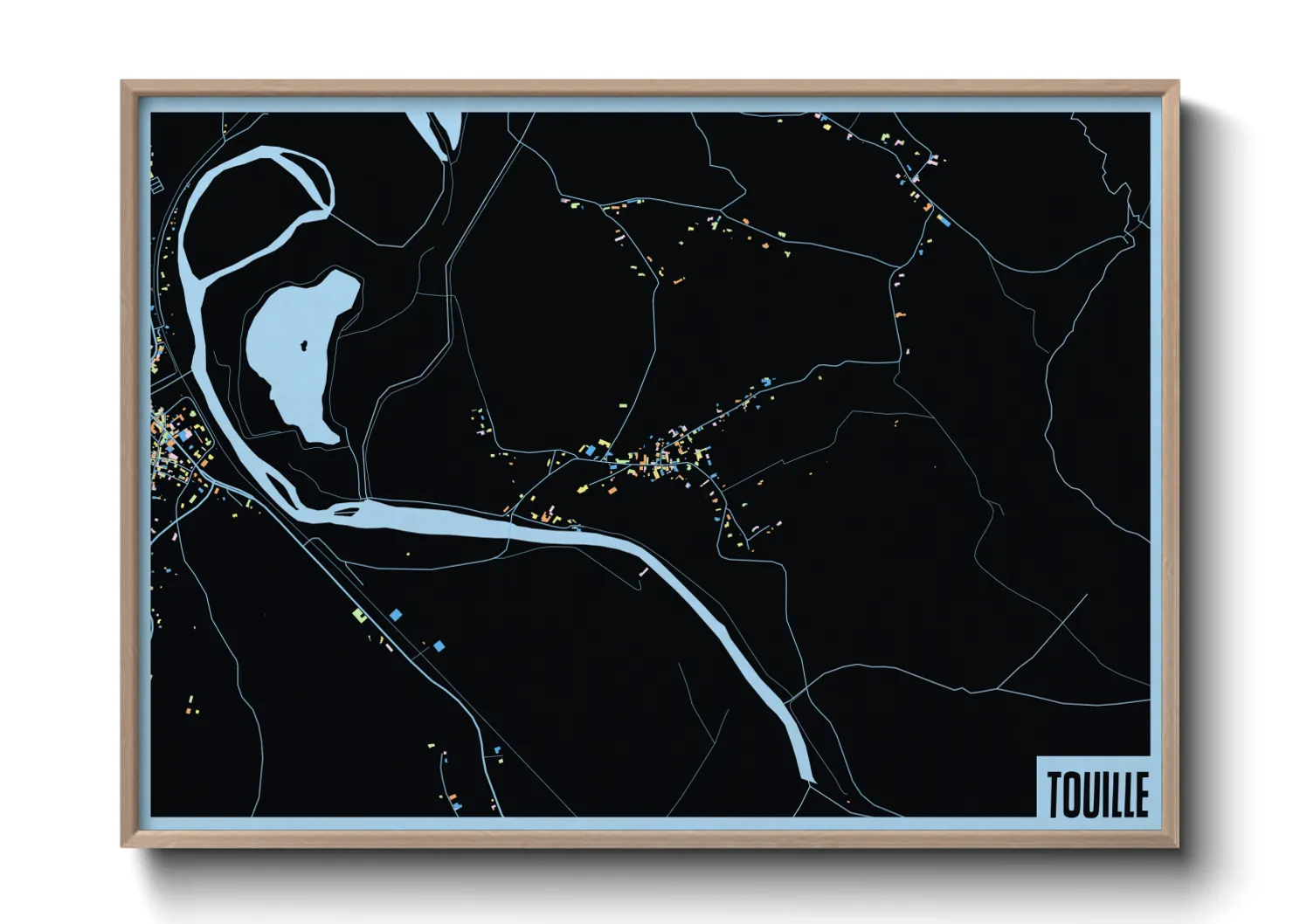 Une affiche de carte sur Touille