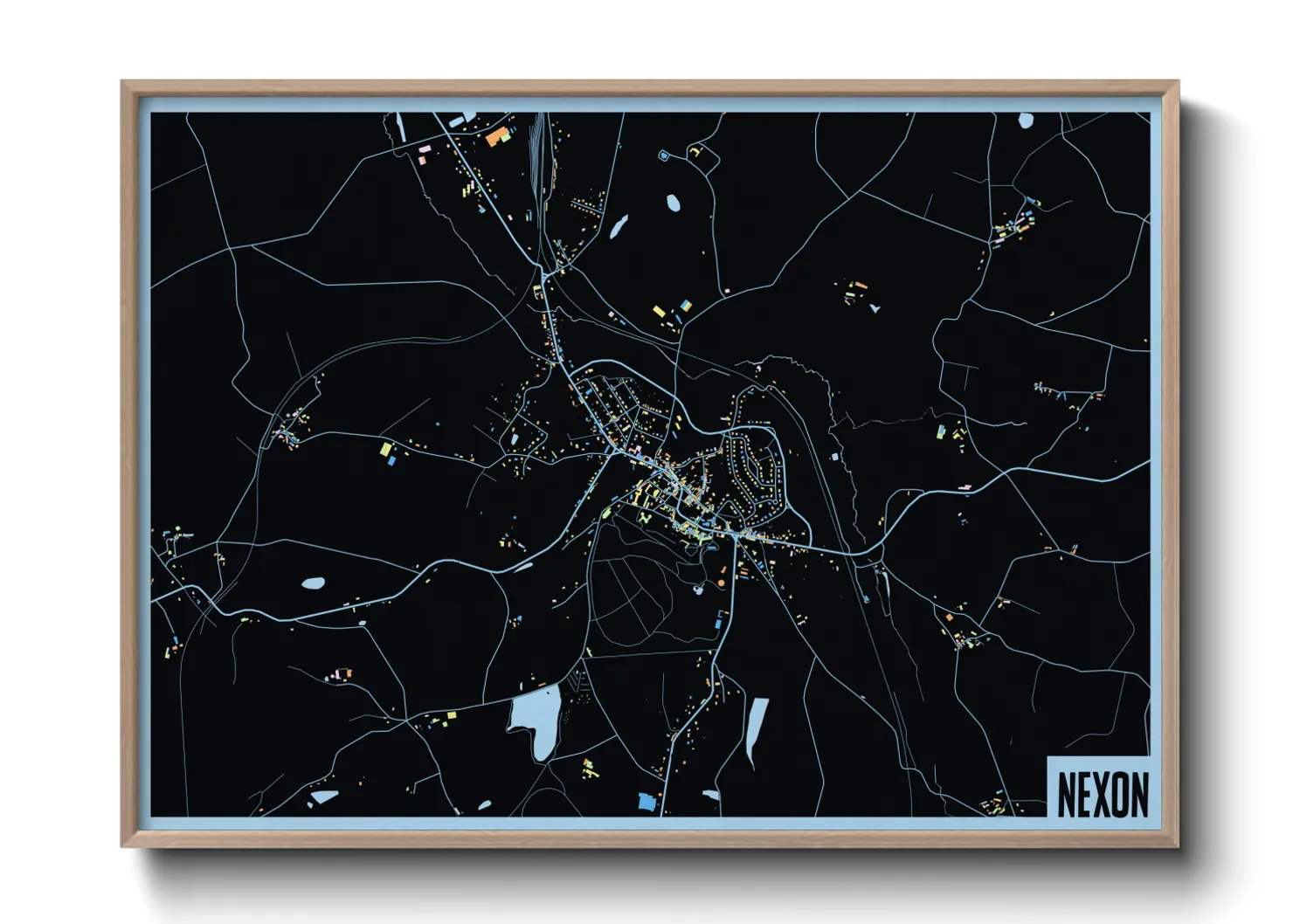 Une affiche de carte sur Nexon