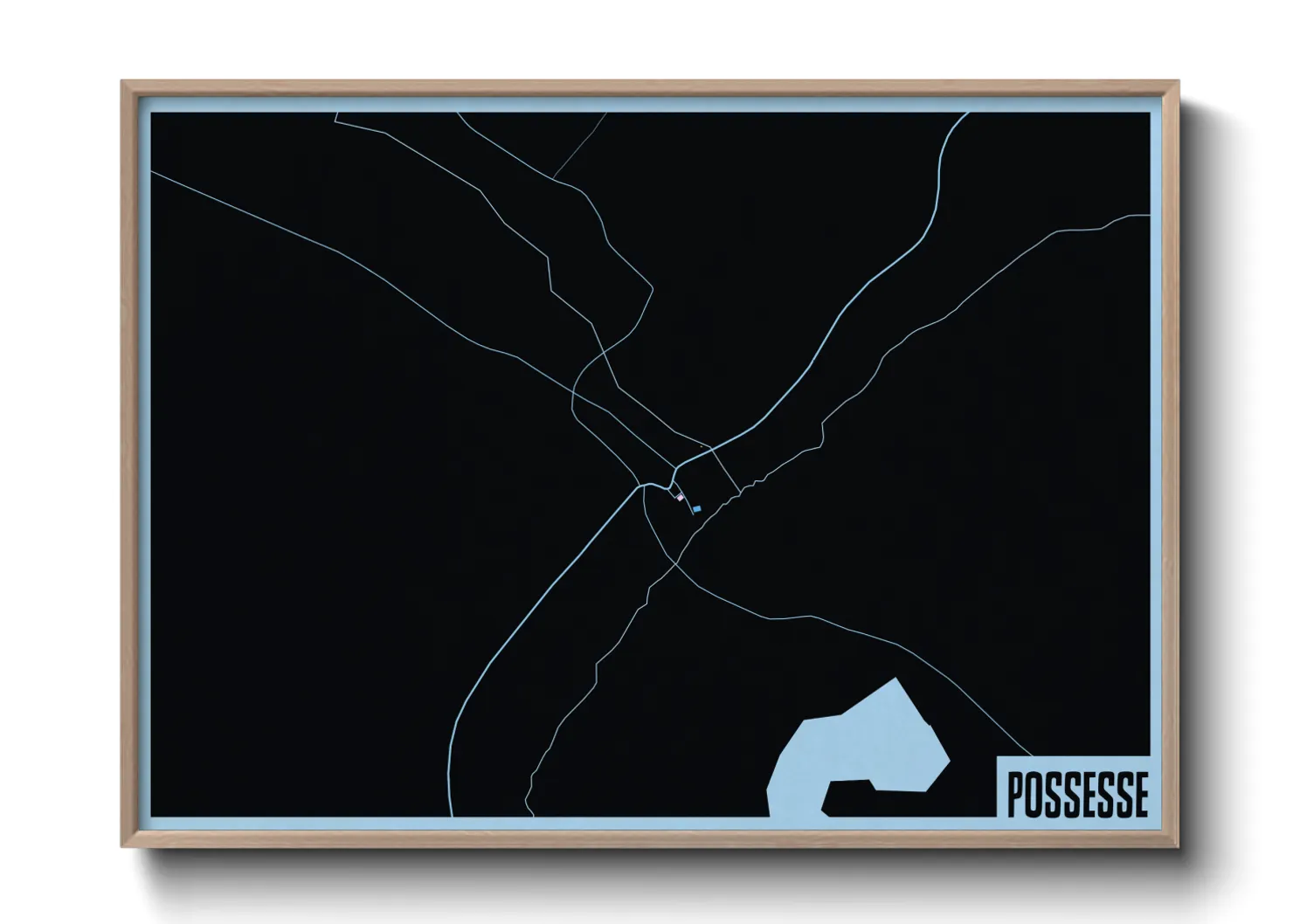 Une affiche de carte sur Possesse