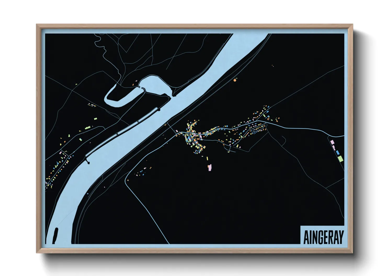 Une affiche de carte sur Aingeray