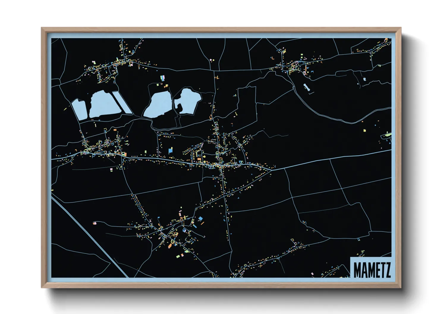 Une affiche de carte sur Mametz
