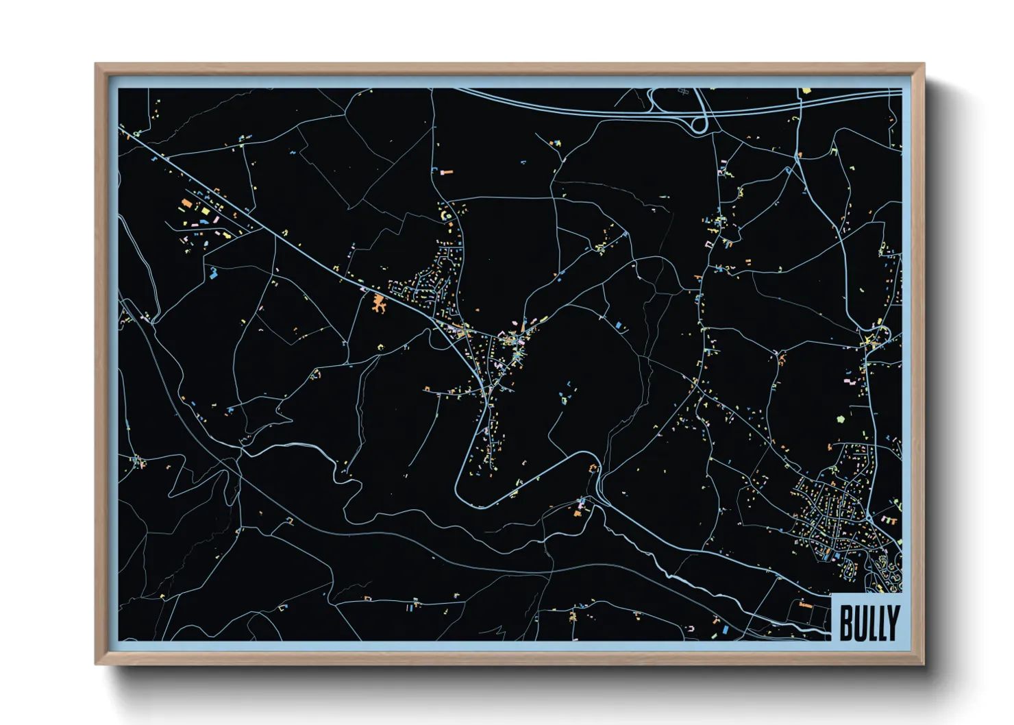 Une affiche de carte sur Bully