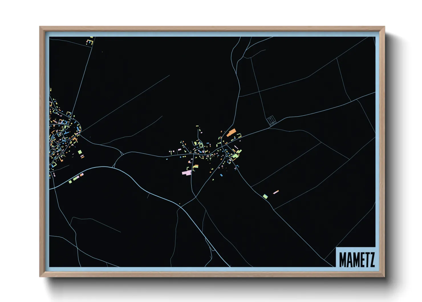 Une affiche de carte sur Mametz