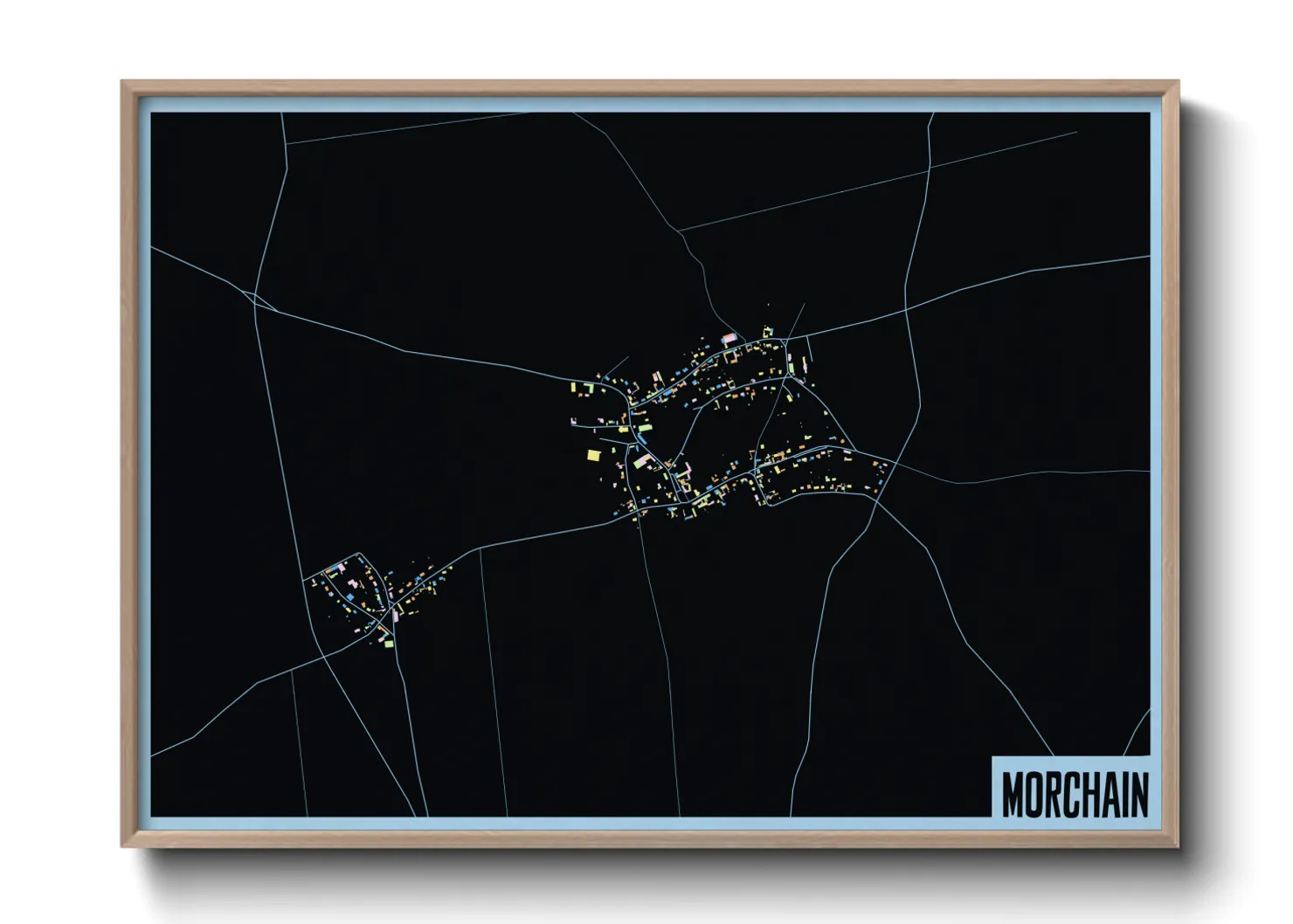 Une affiche de carte sur Morchain