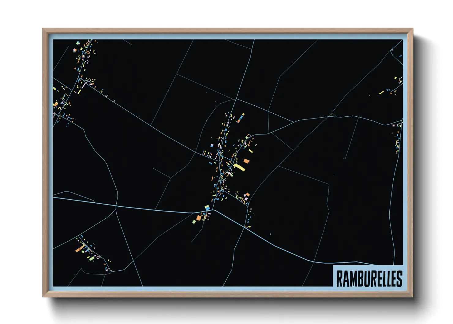 Une affiche de carte sur Ramburelles