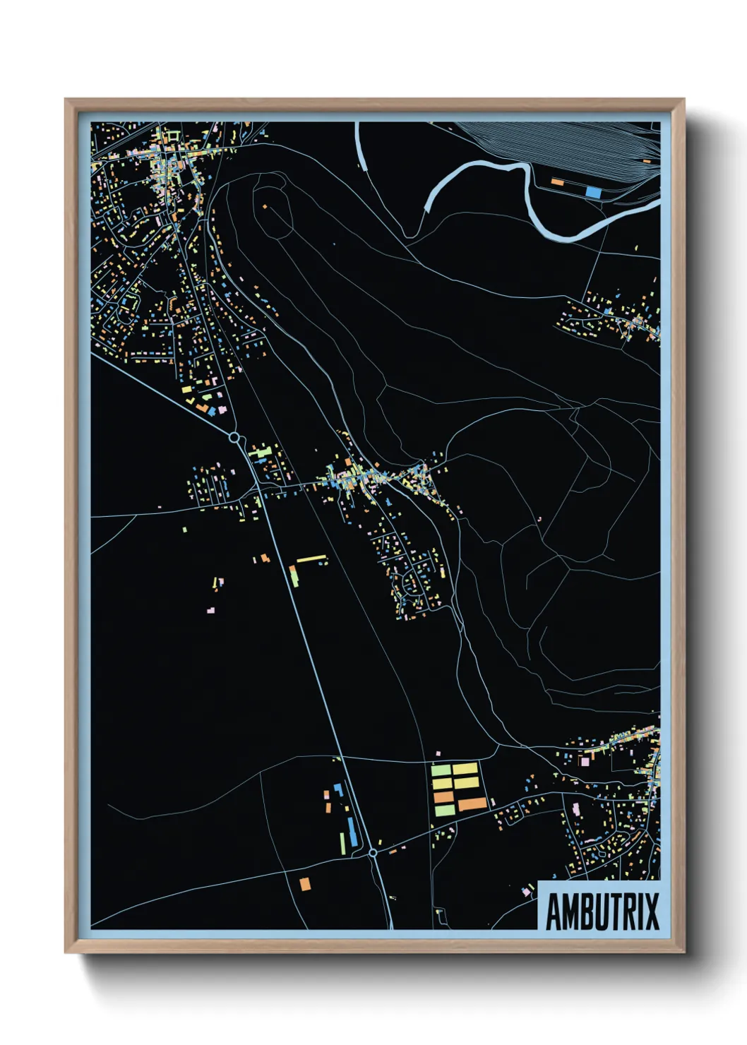 Une affiche de carte sur Ambutrix