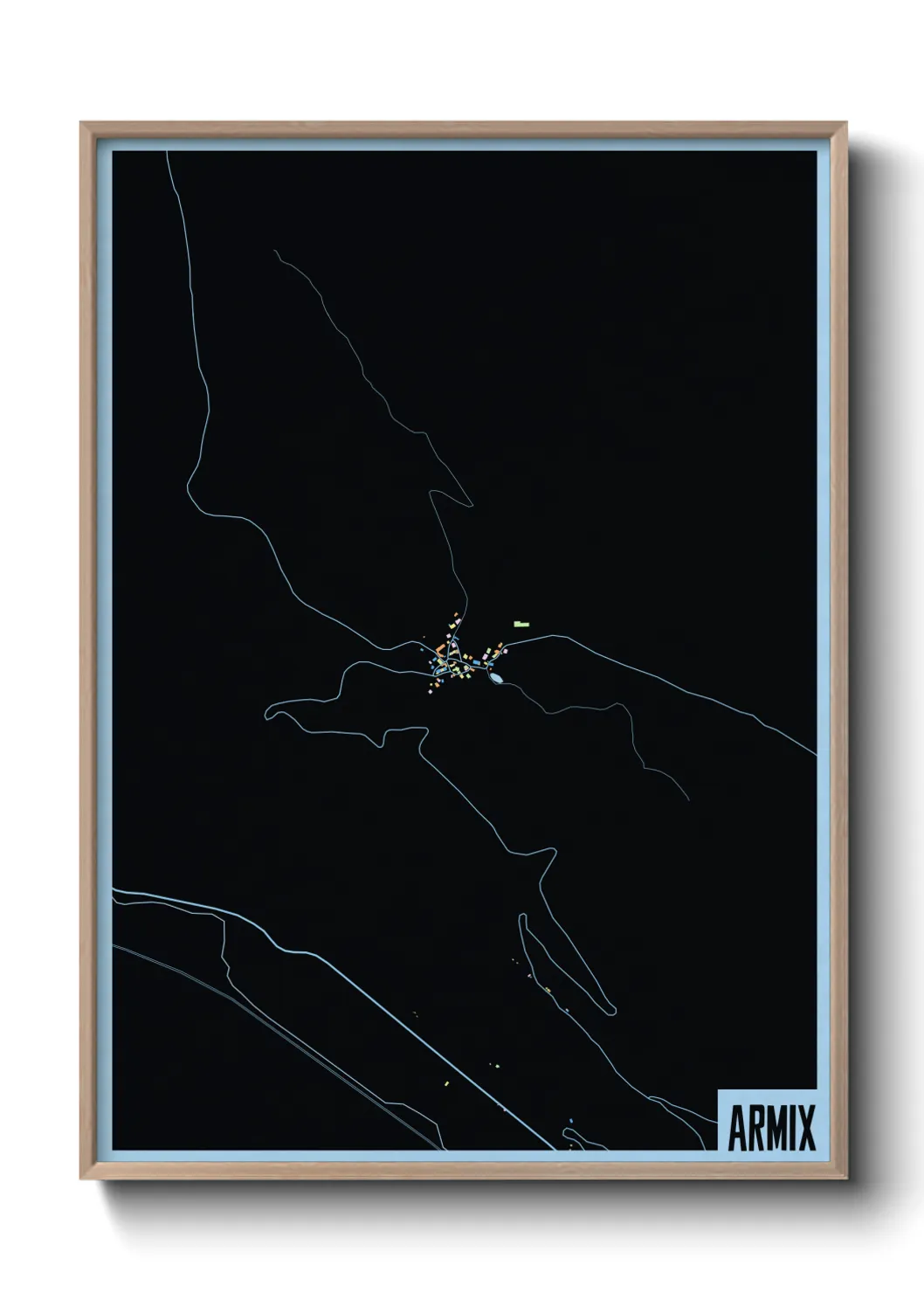 Une affiche de carte sur Armix