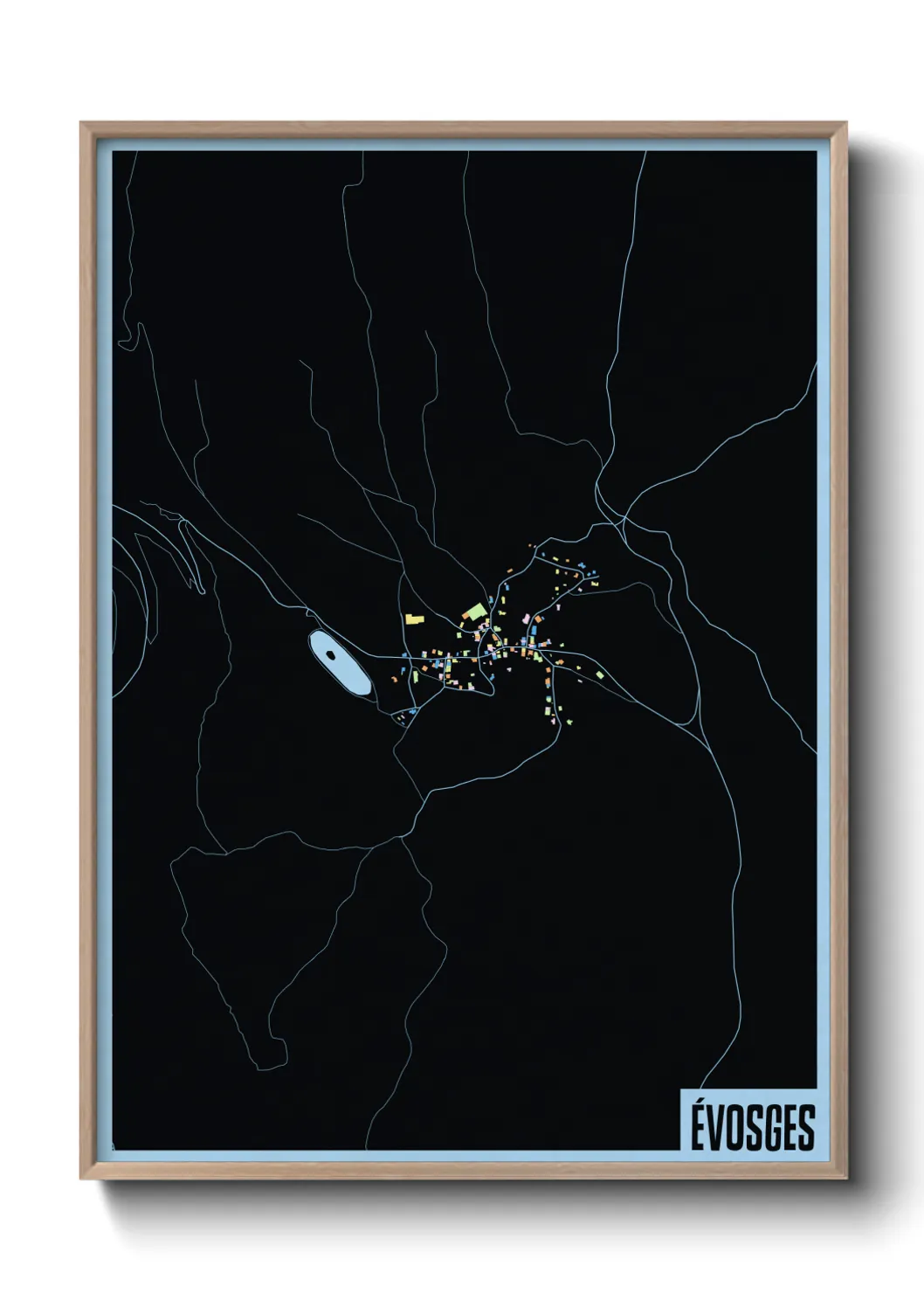 Un poster carteÉvosges