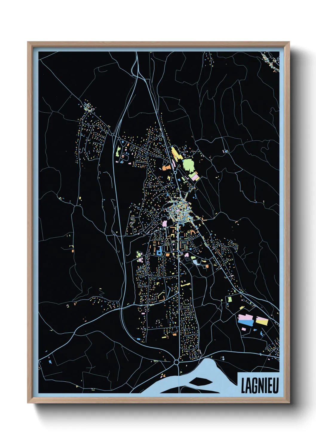 Un poster carteLagnieu