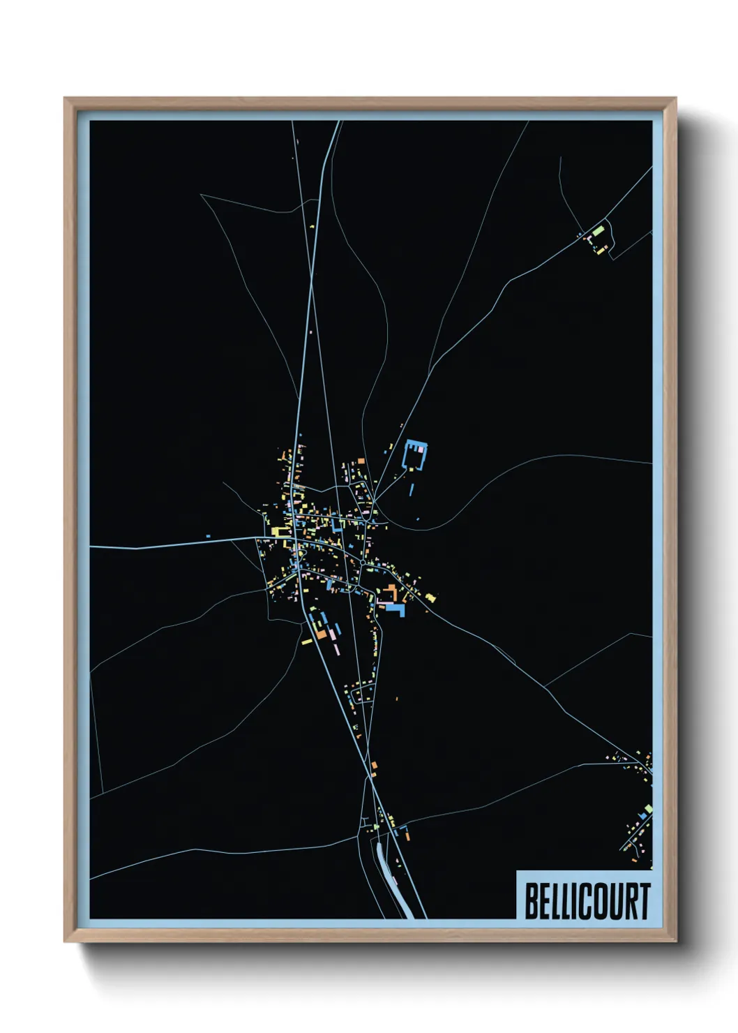 Une affiche de carte sur Bellicourt