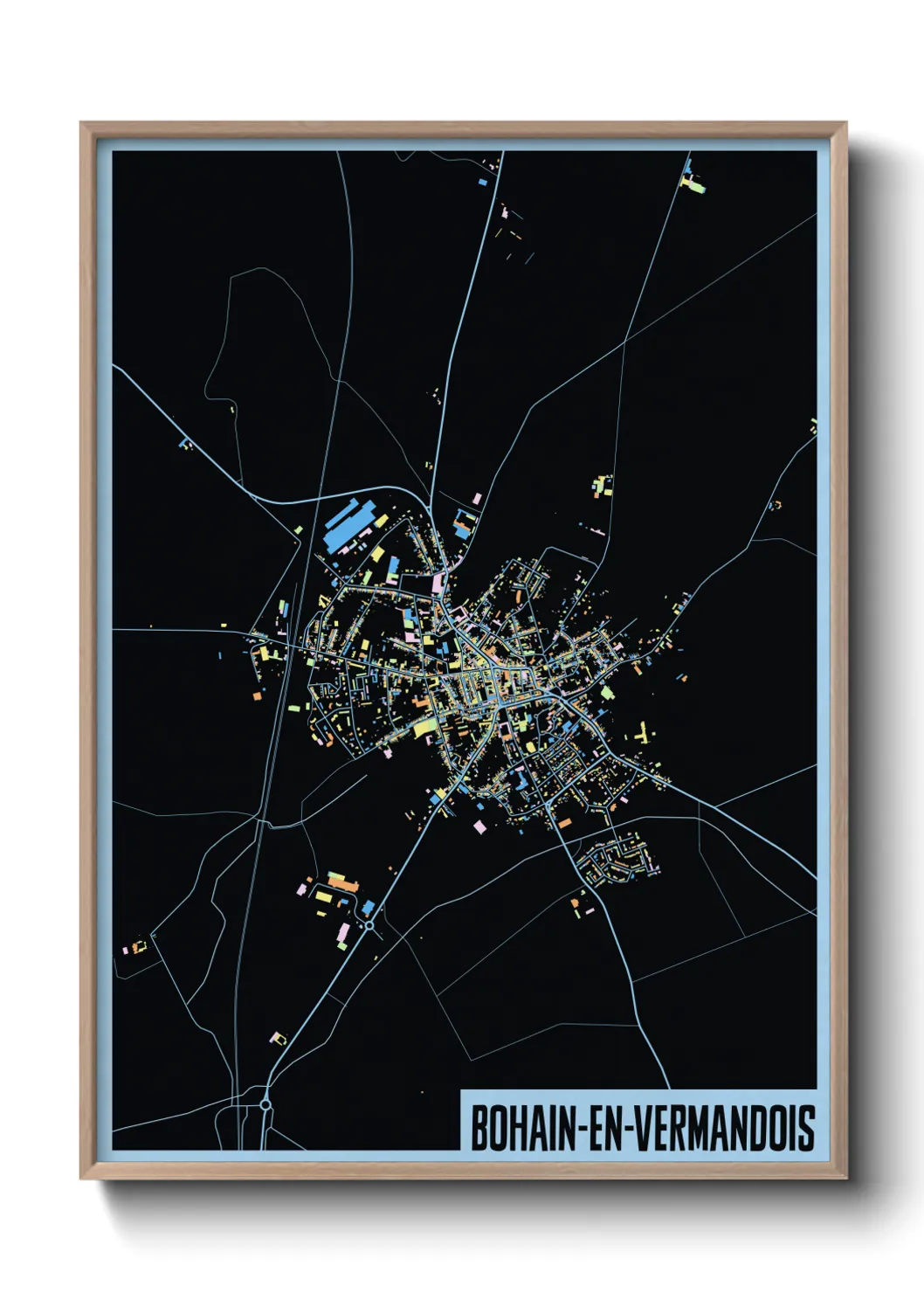 Un poster carteBohain-en-Vermandois