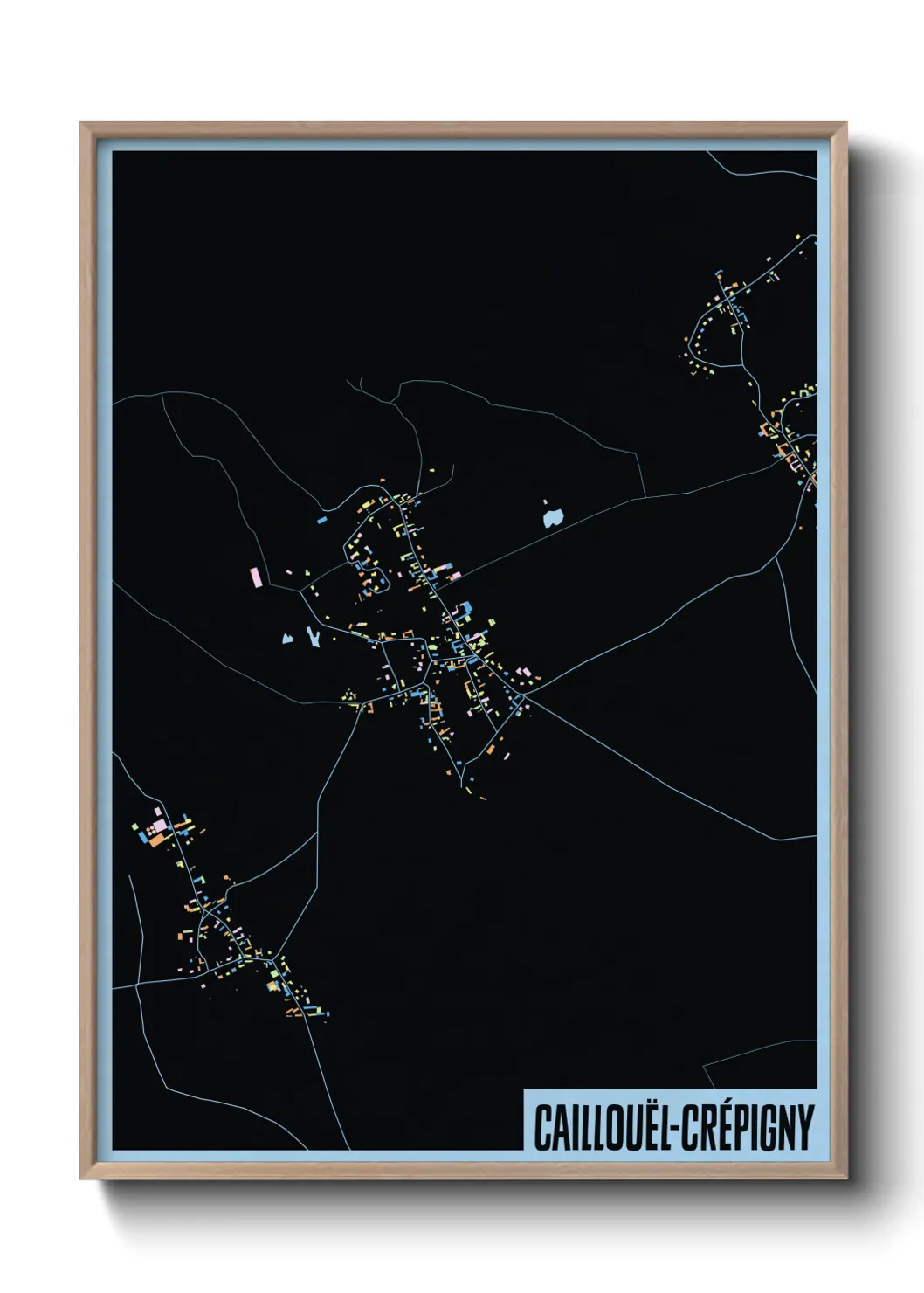 Un poster carteCaillouël-Crépigny