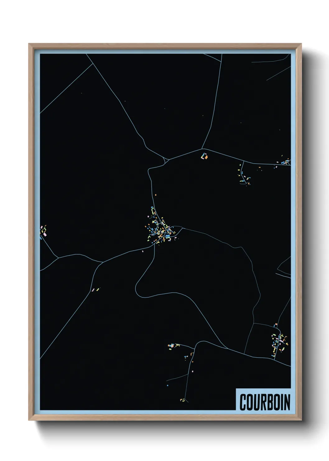 Un poster carteCourboin