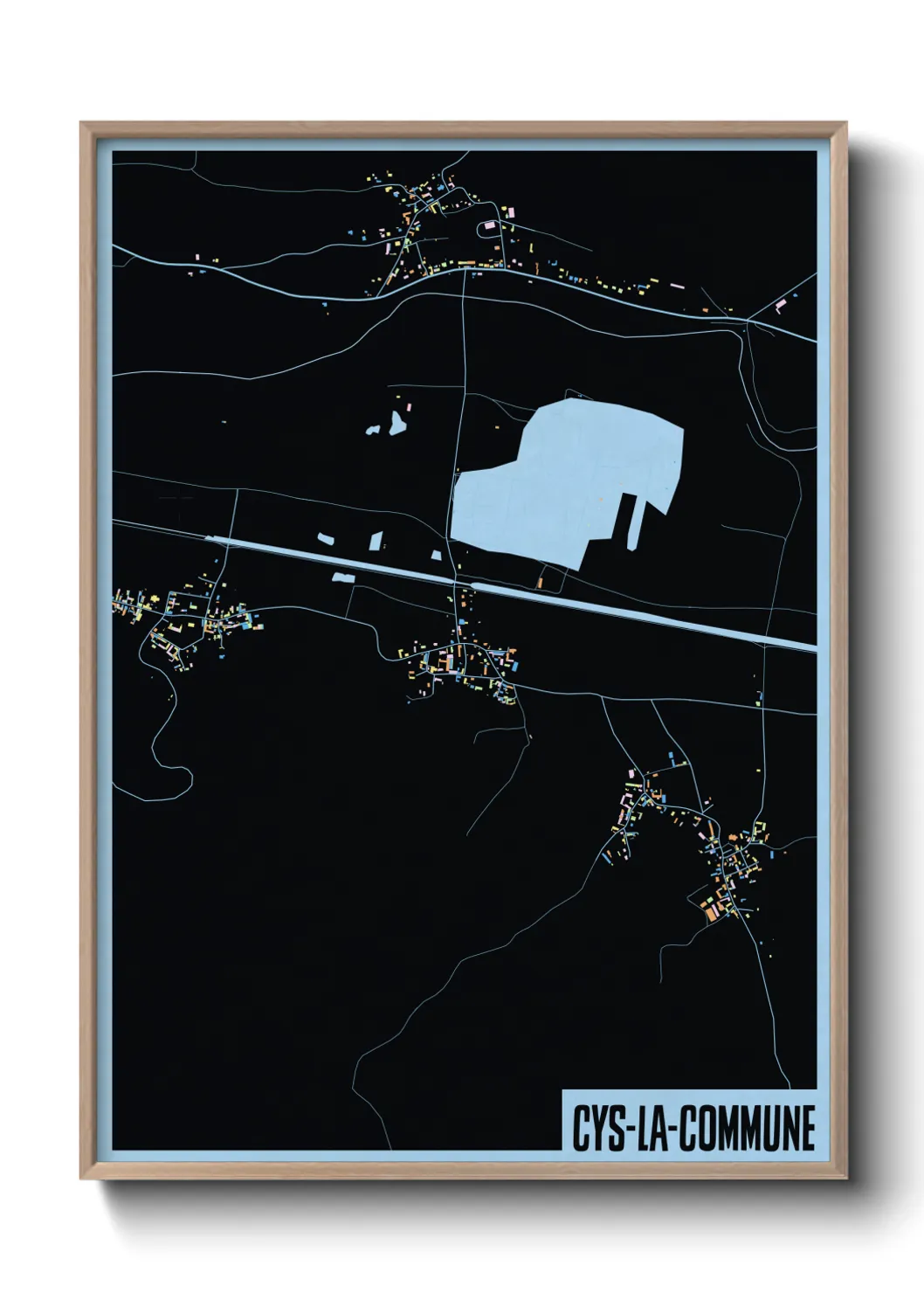 Un poster carteCys-la-Commune