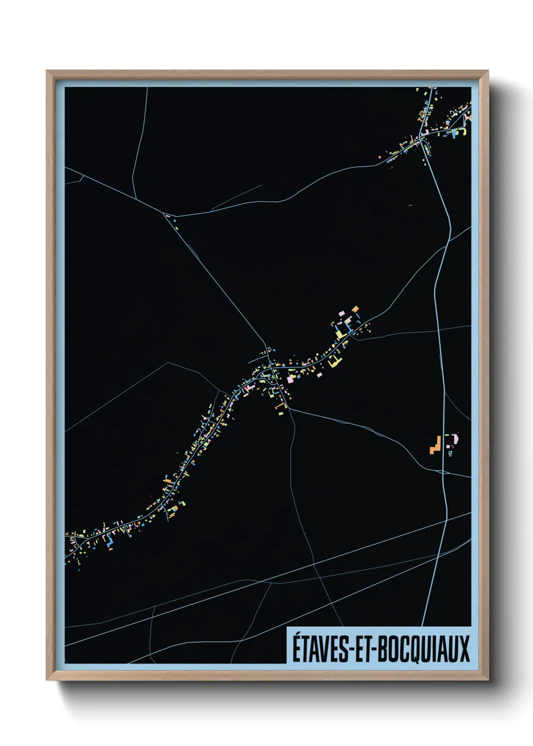 Un poster carteÉtaves-et-Bocquiaux