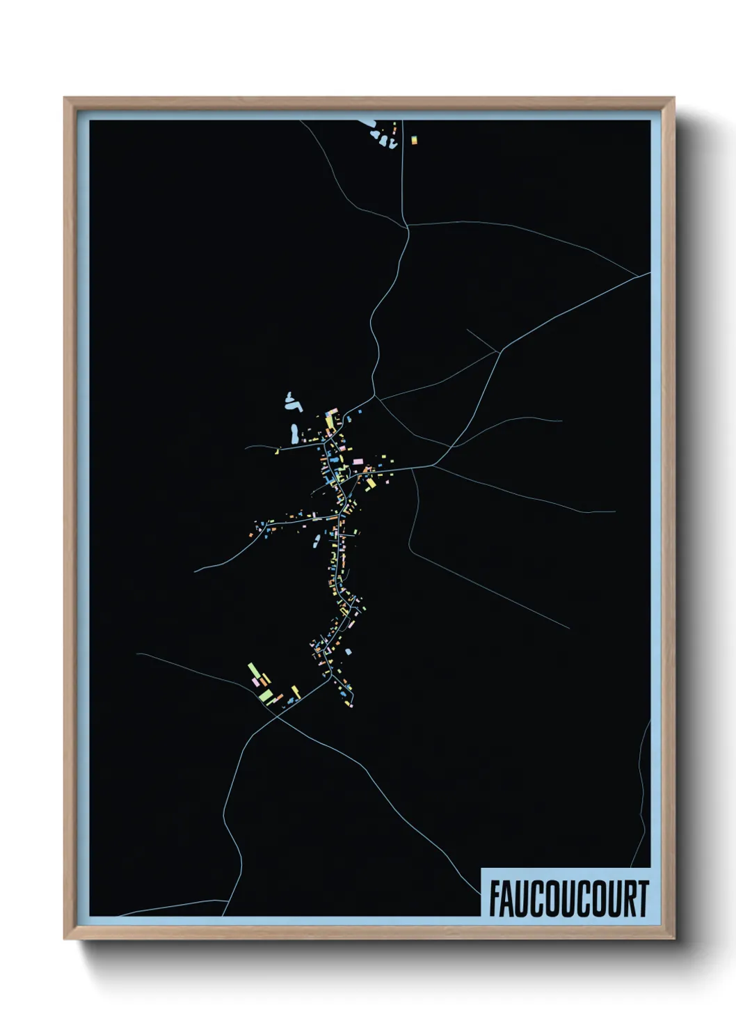 Un poster carteFaucoucourt