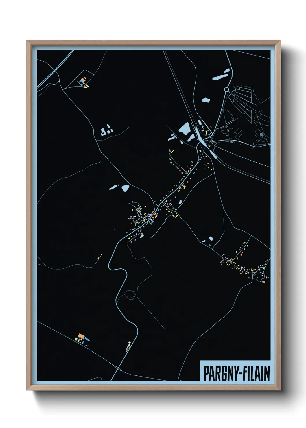 Un poster cartePargny-Filain