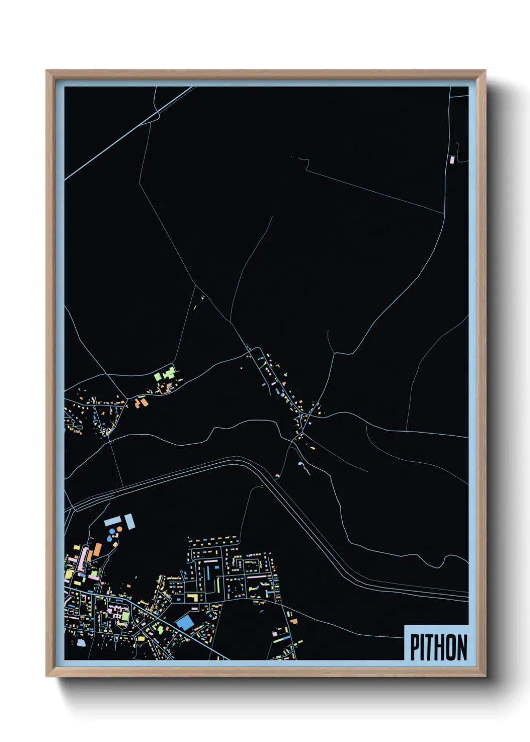 Un poster cartePithon