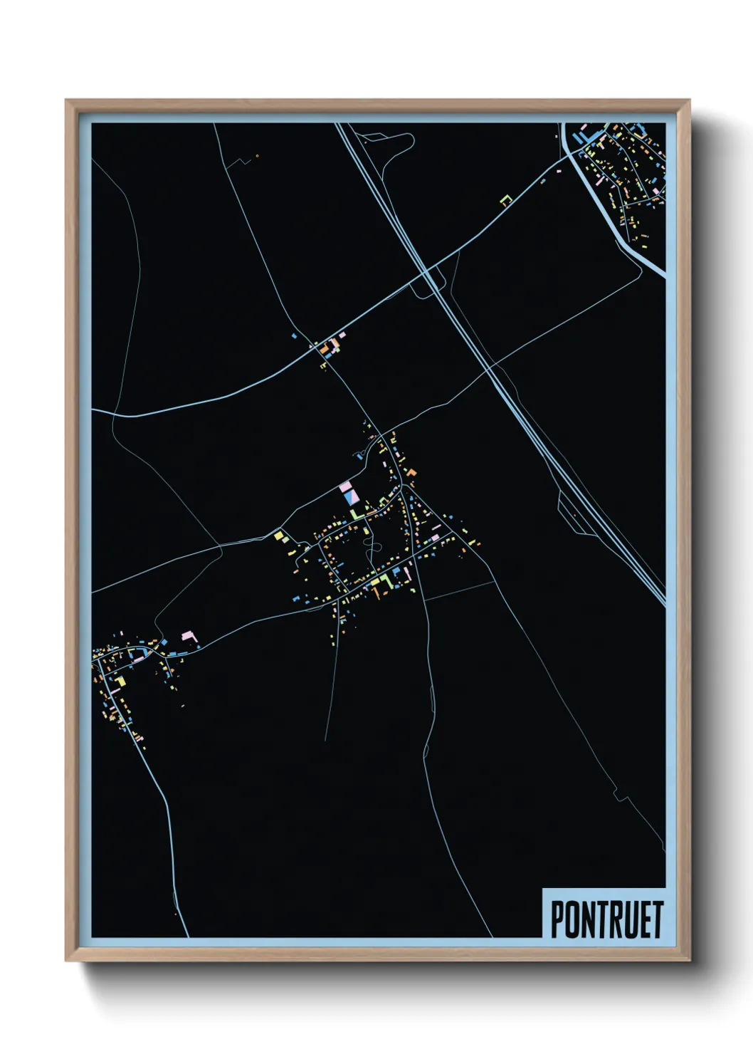 Un poster cartePontruet