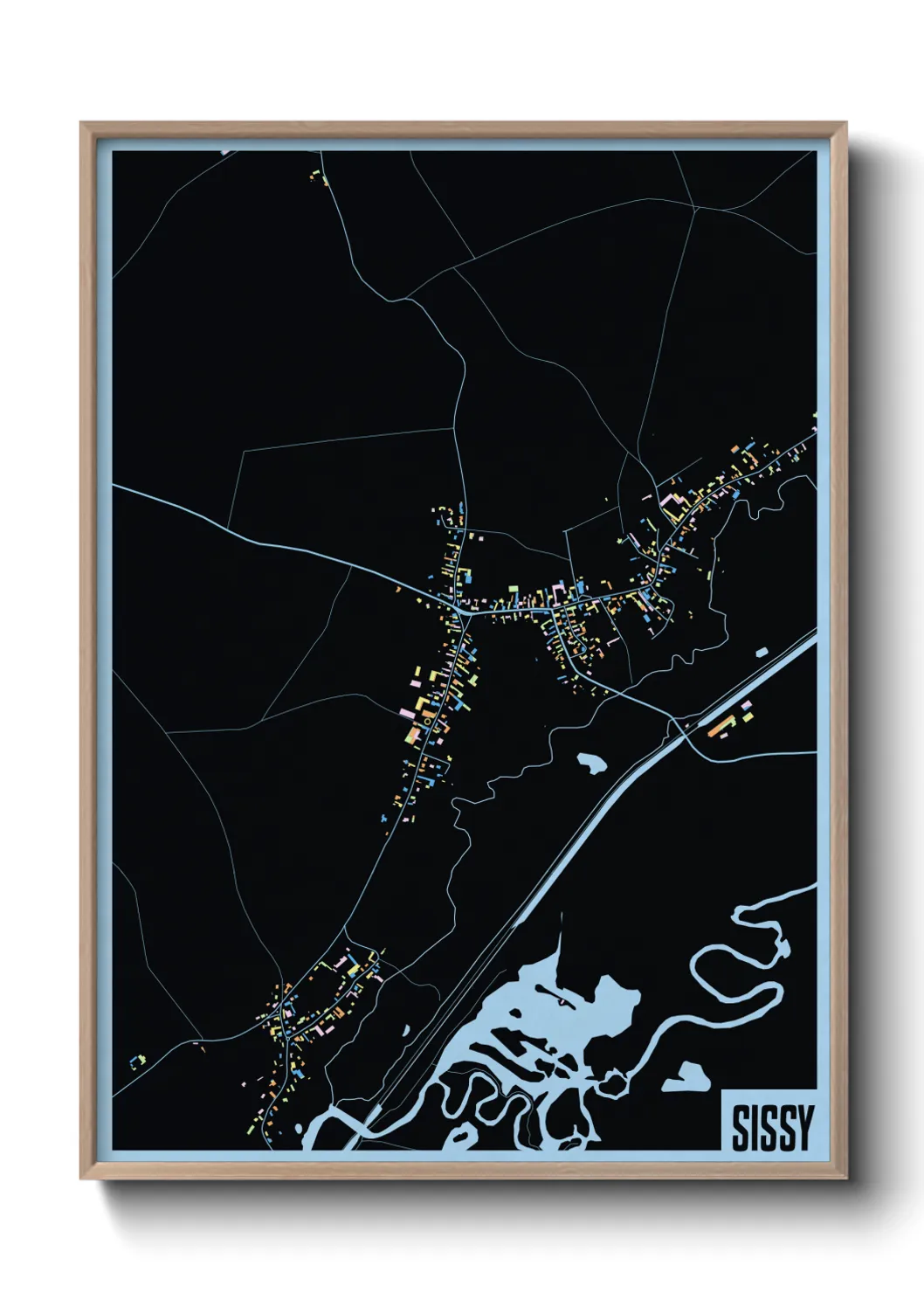 Une affiche de carte sur Sissy