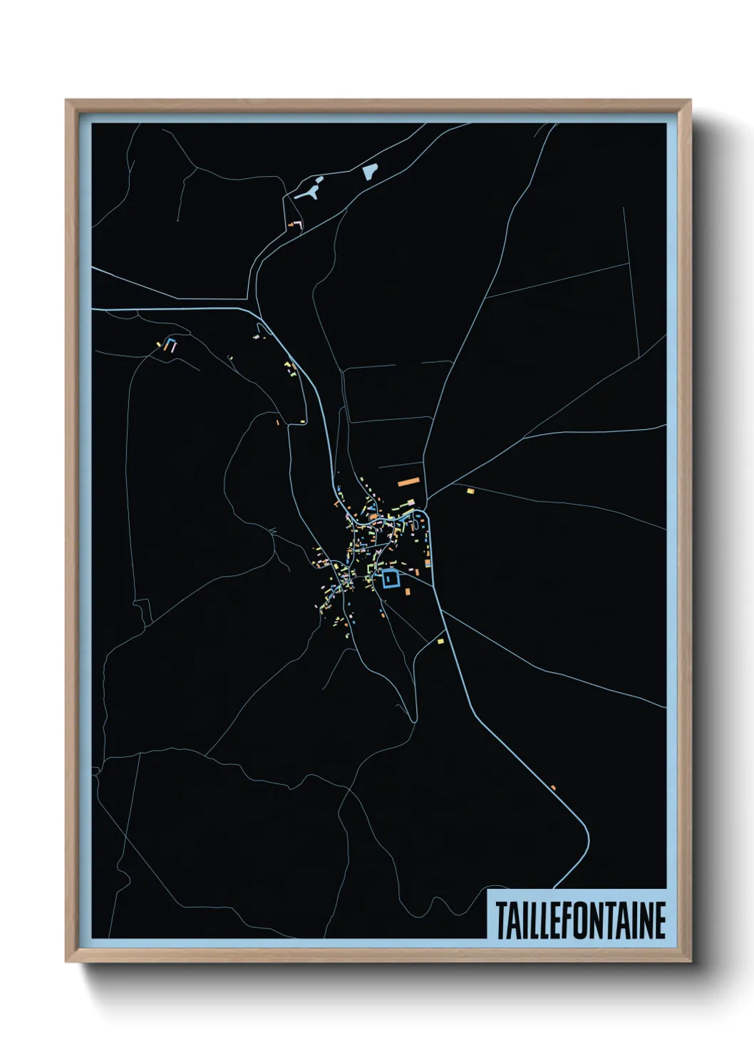 Un poster carteTaillefontaine