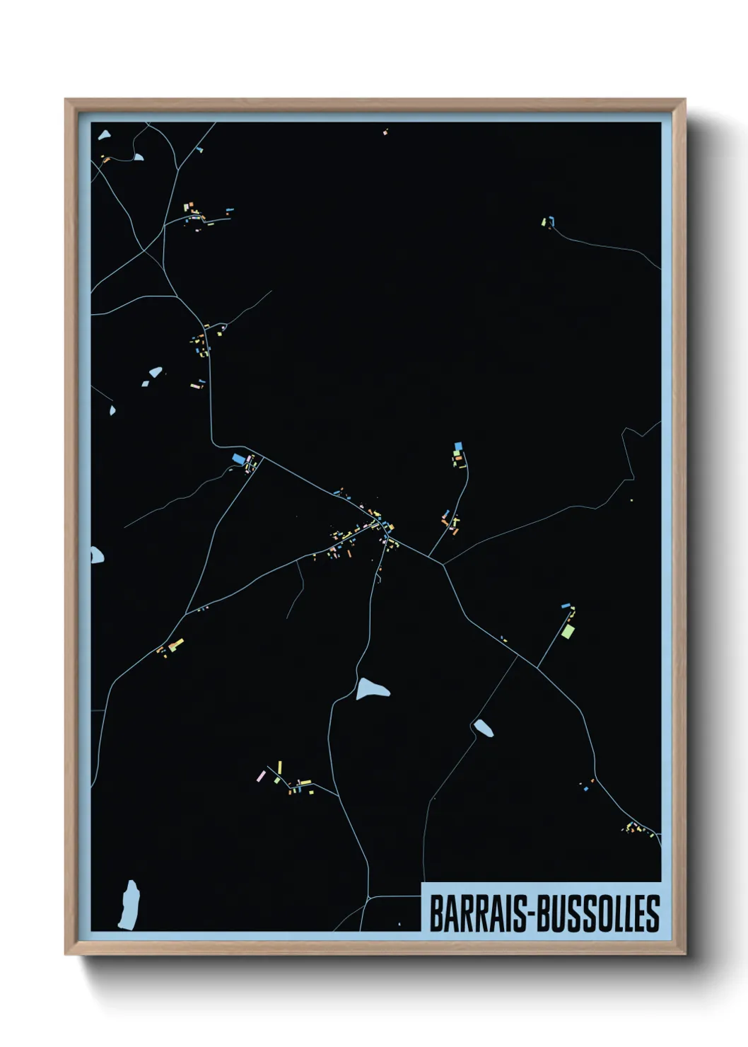 Un poster carteBarrais-Bussolles