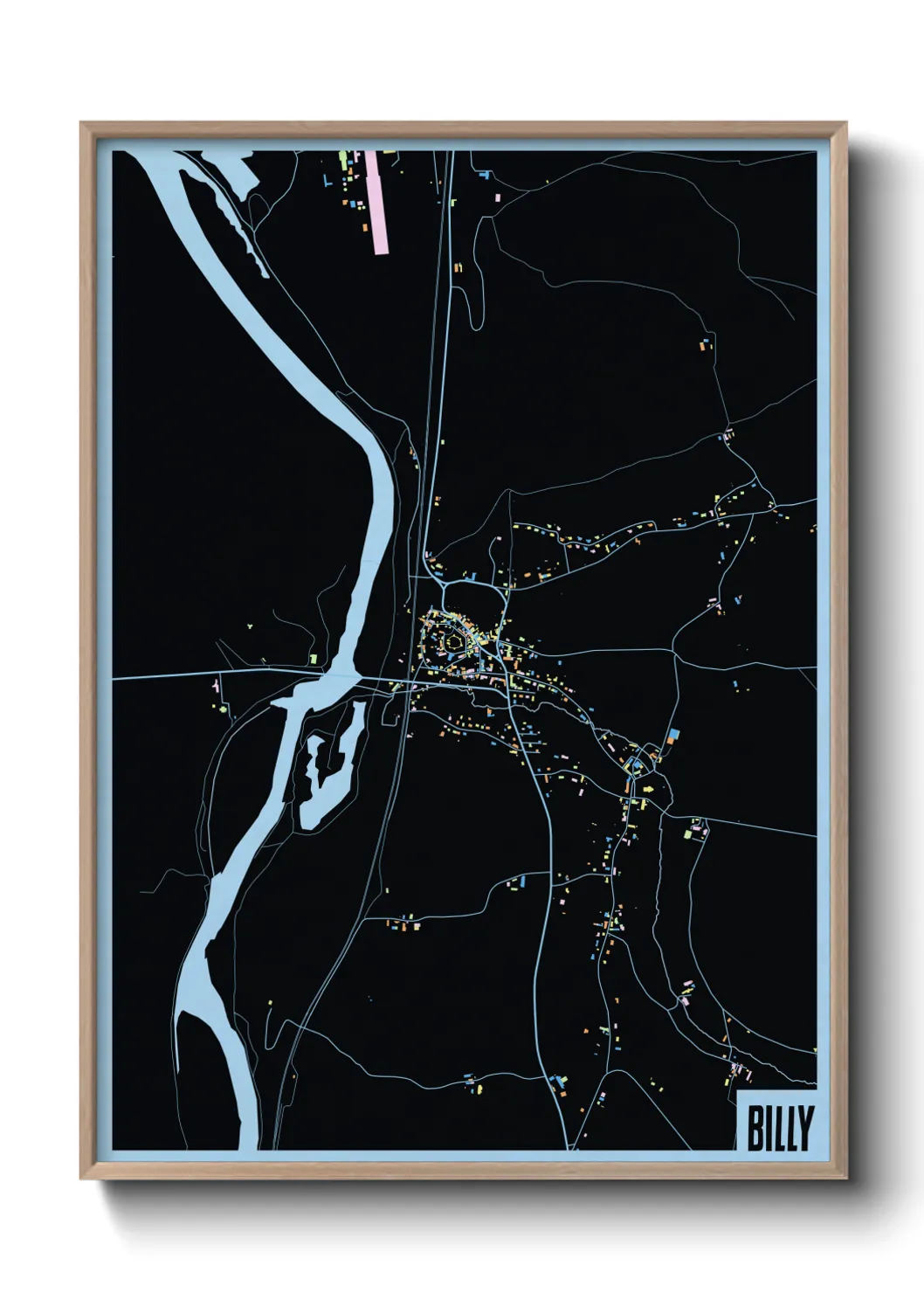 Une affiche de carte sur Billy