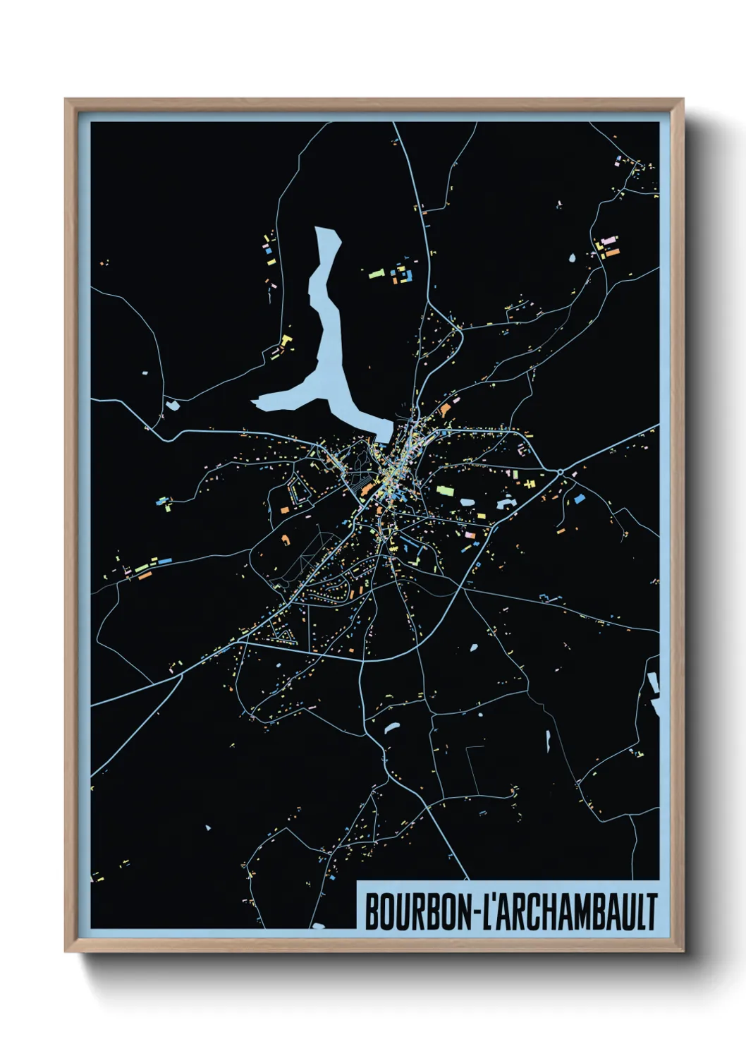 Un poster carteBourbon-l'Archambault