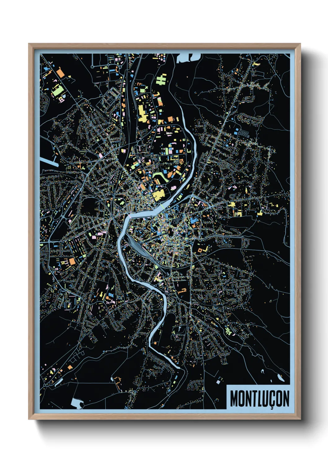 Un poster carteMontluçon