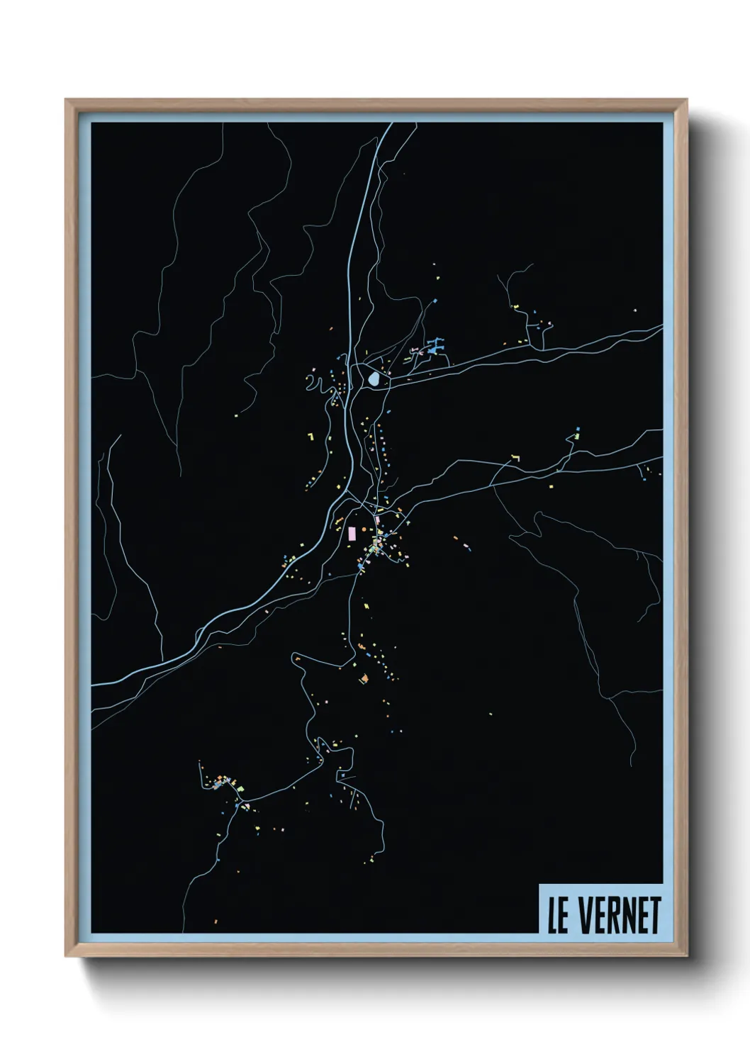 Un poster carteLe Vernet