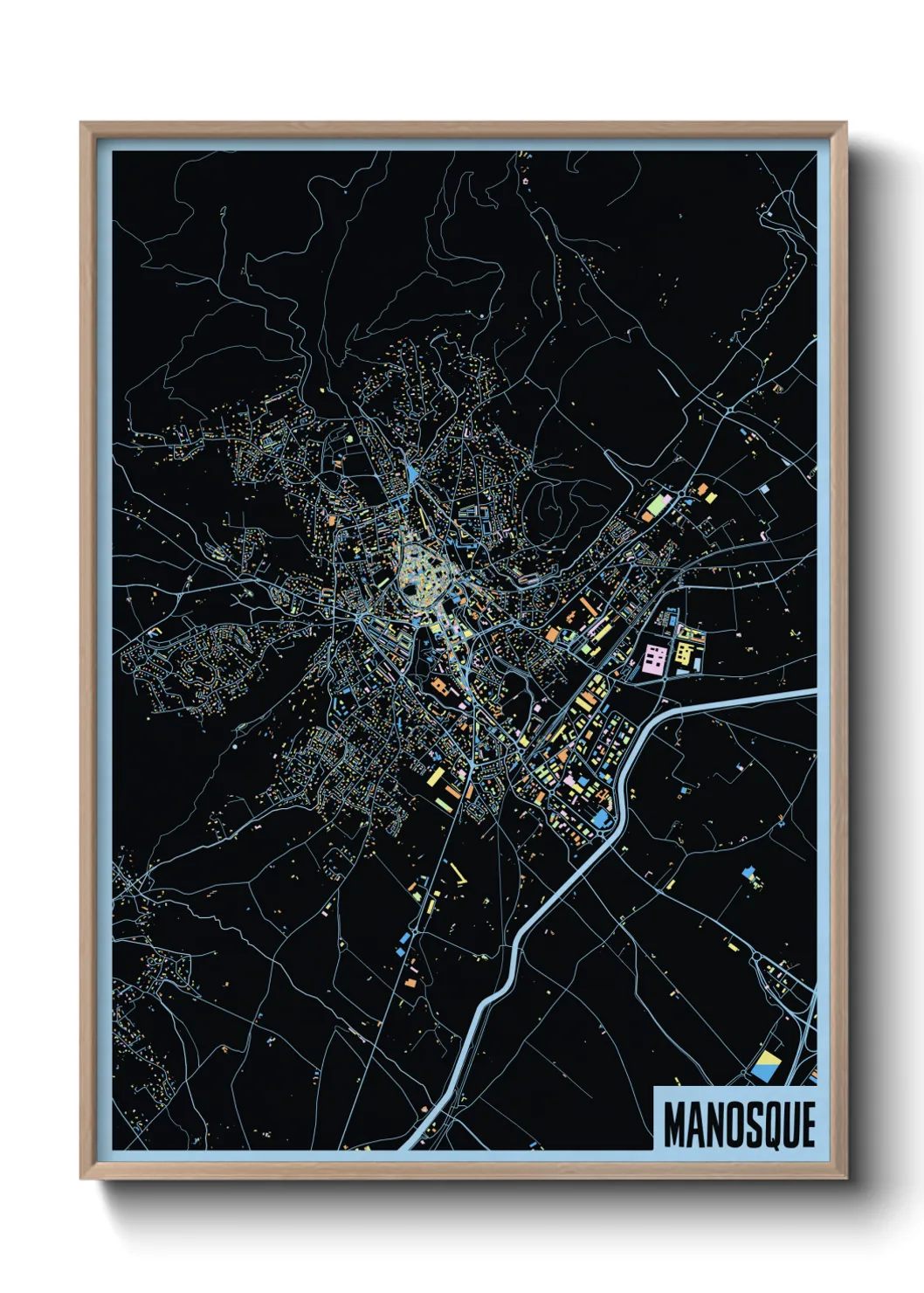 Un poster carteManosque