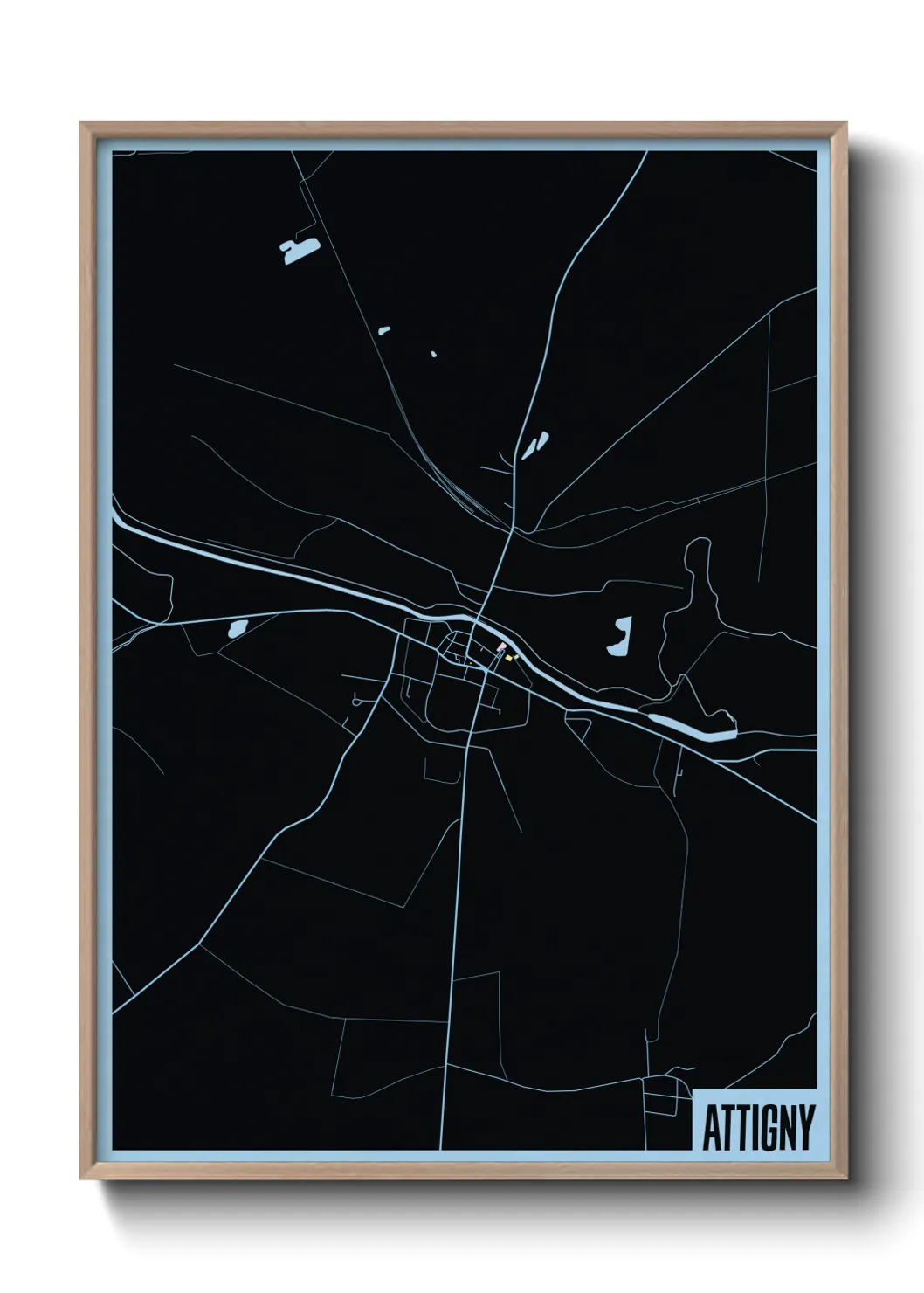 Un poster carteAttigny