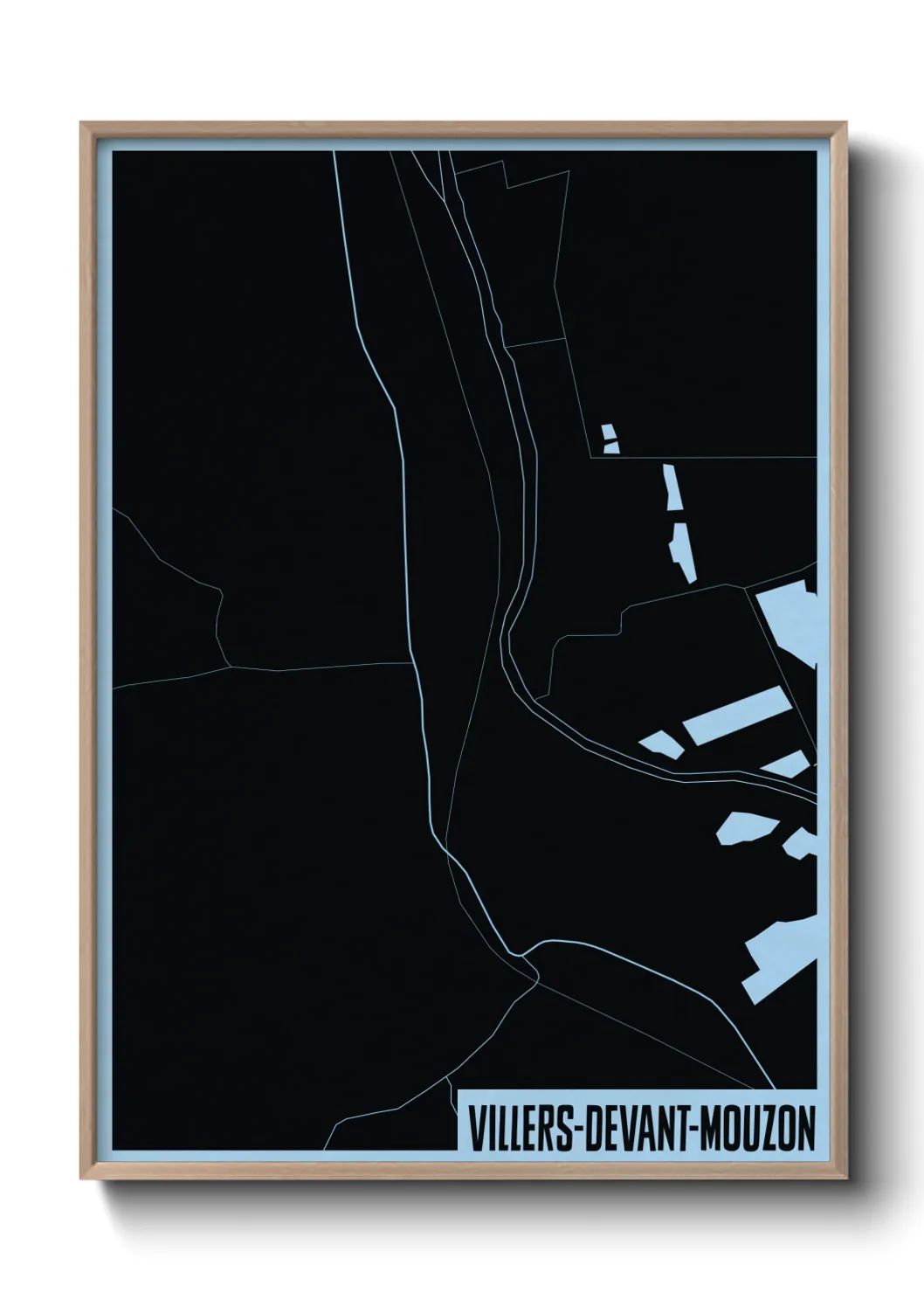 Un poster carteVillers-devant-Mouzon