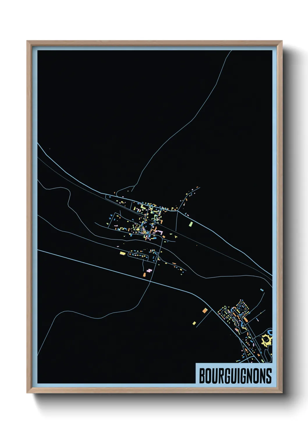 Un poster carteBourguignons