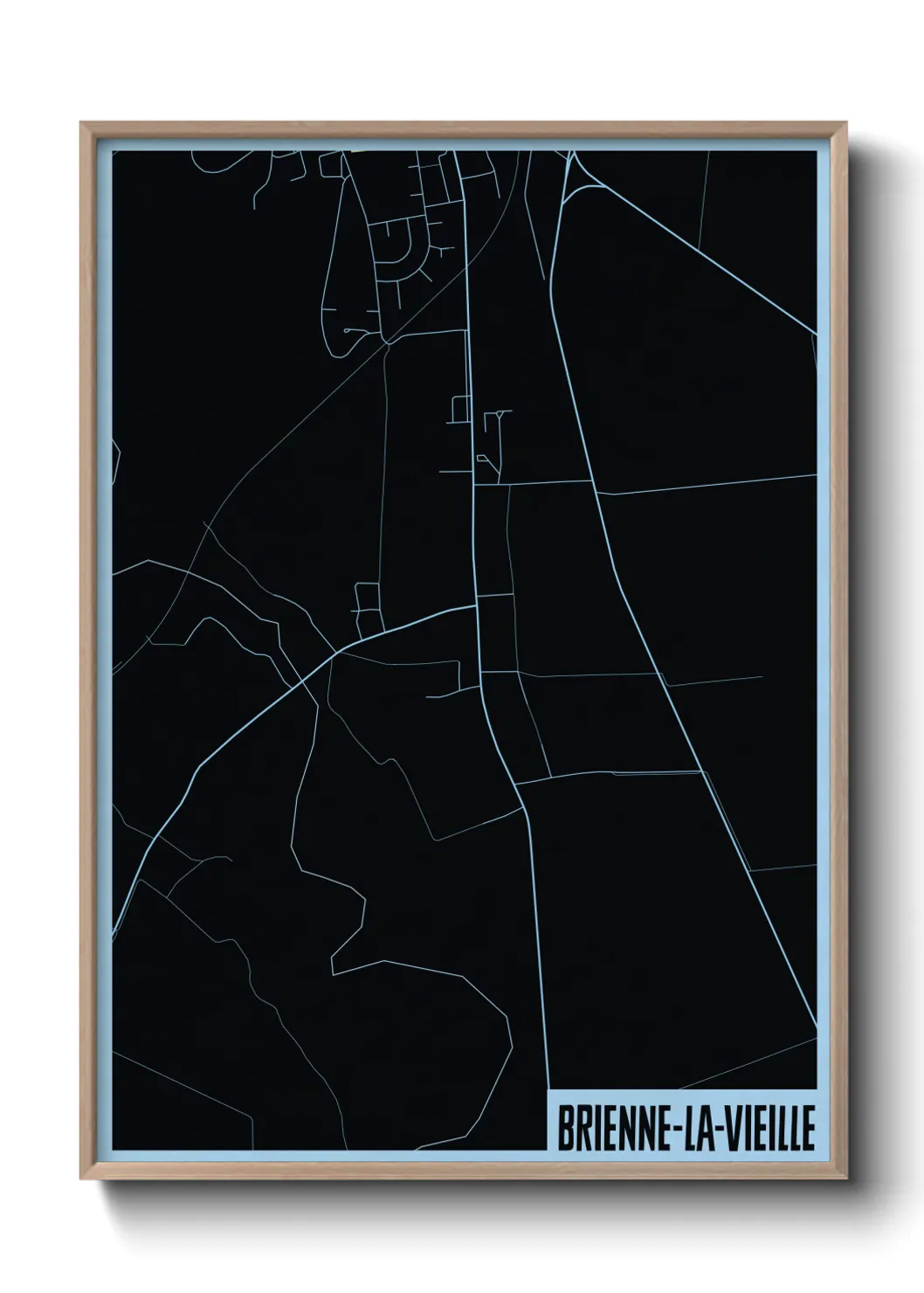 Un poster carteBrienne-la-Vieille