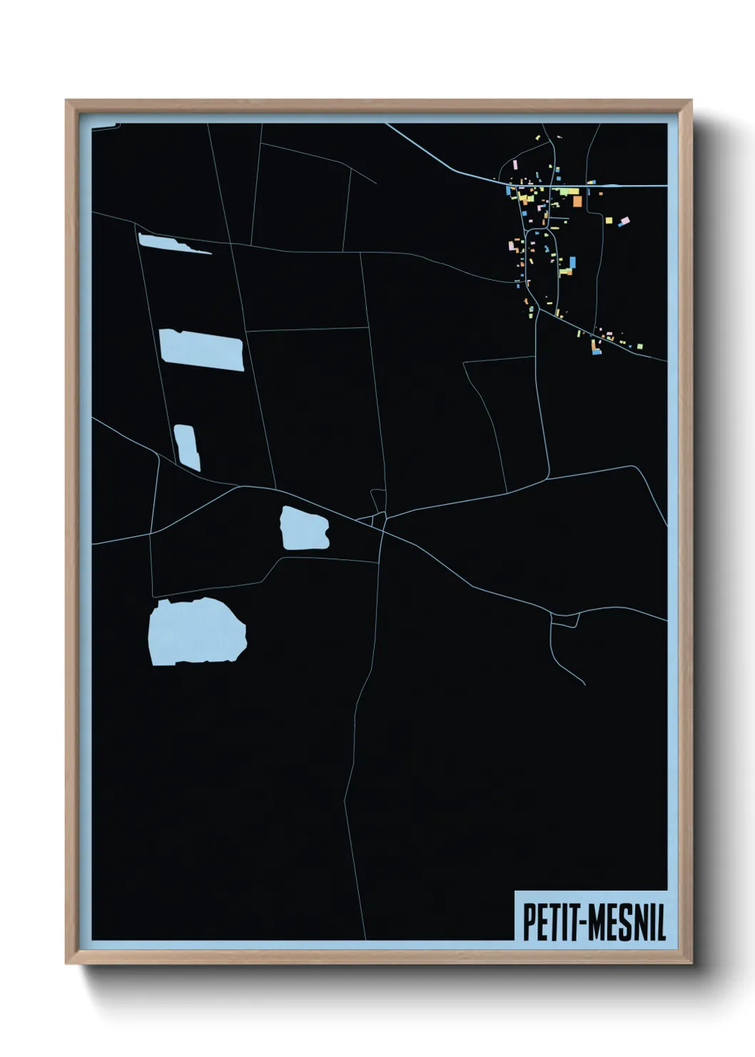 Un poster cartePetit-Mesnil