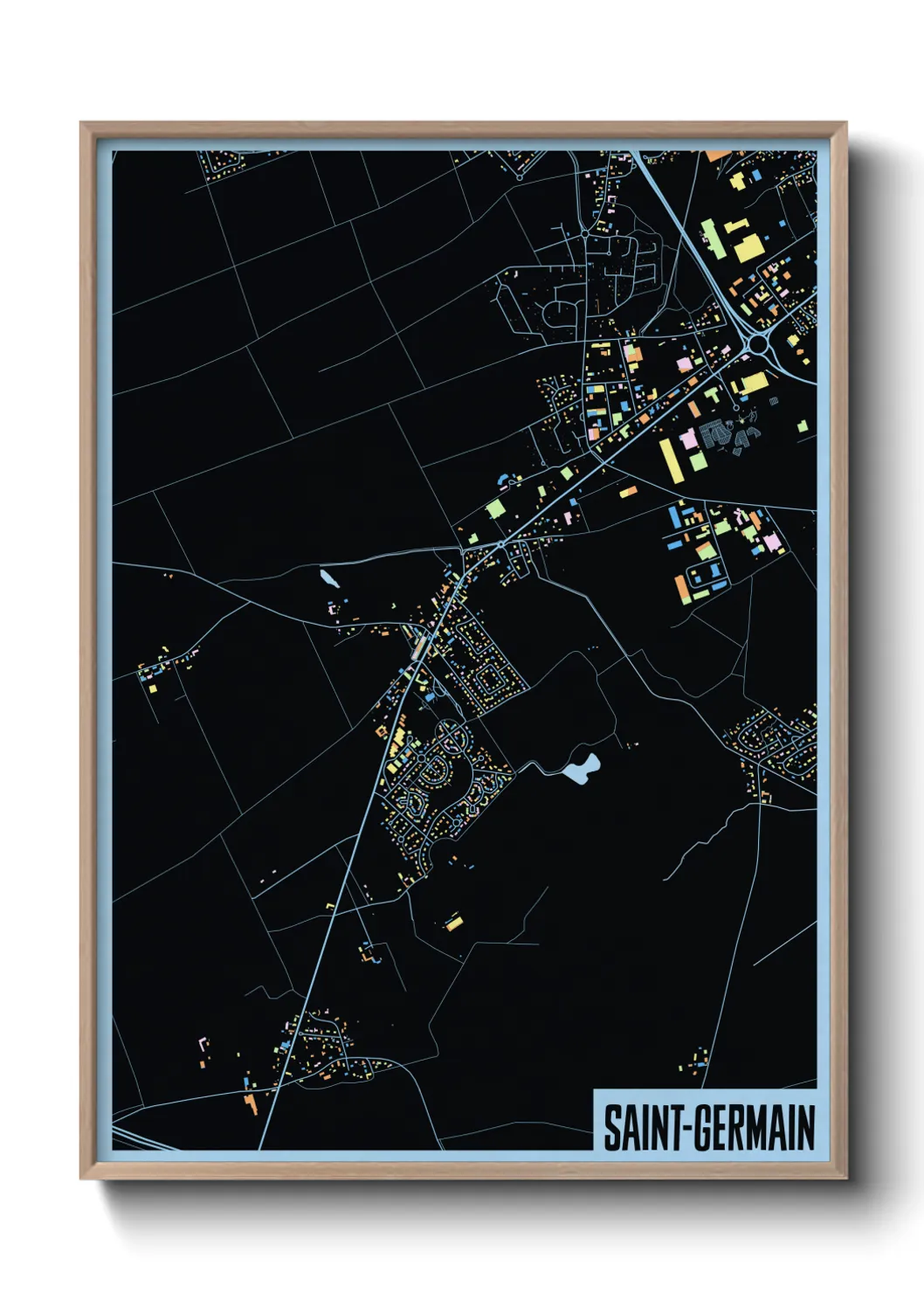 Un poster carteSaint-Germain