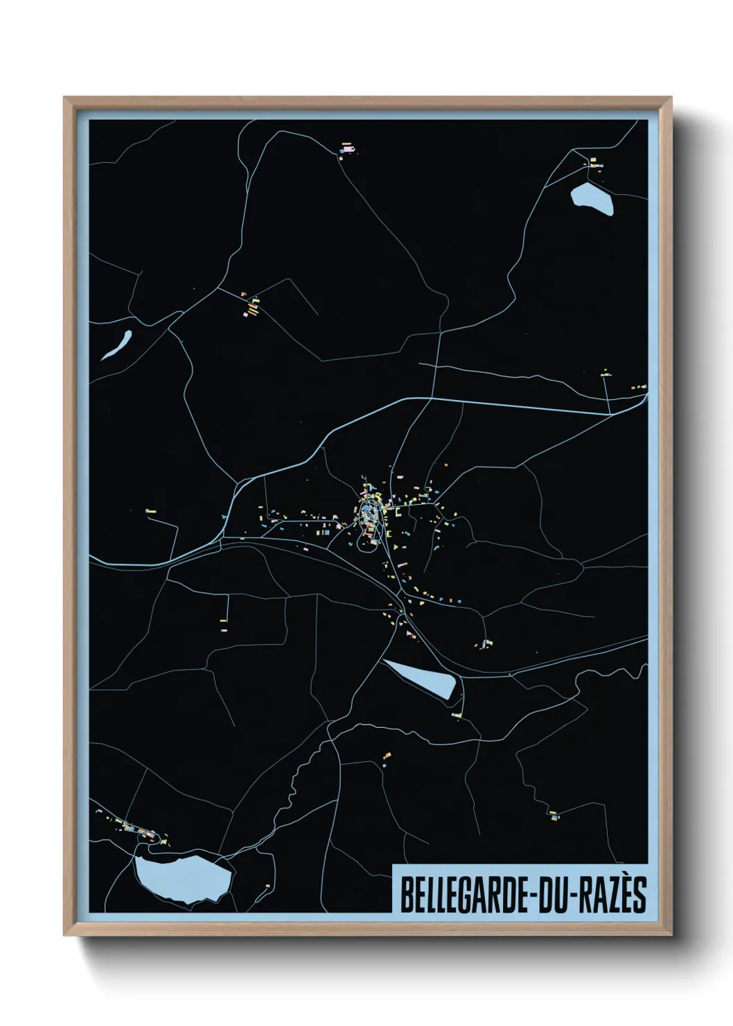 Un poster carteBellegarde-du-Razès