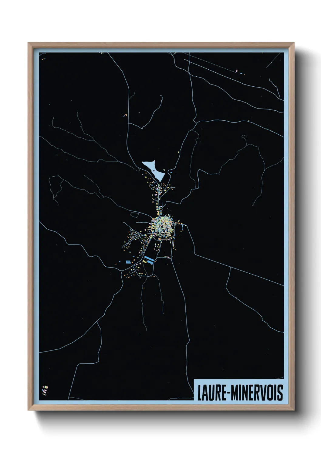 Un poster carteLaure-Minervois