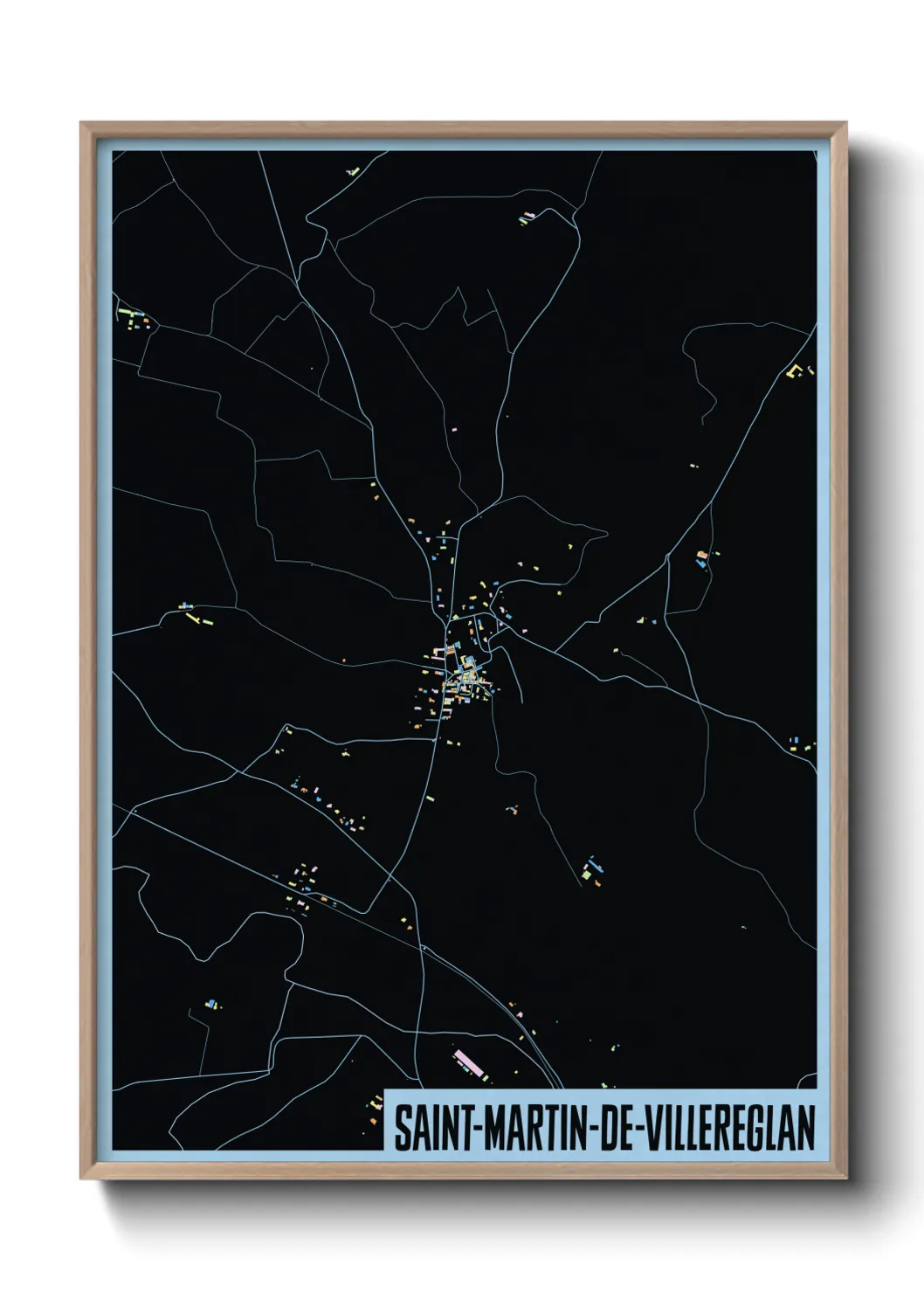 Un poster carteSaint-Martin-de-Villereglan