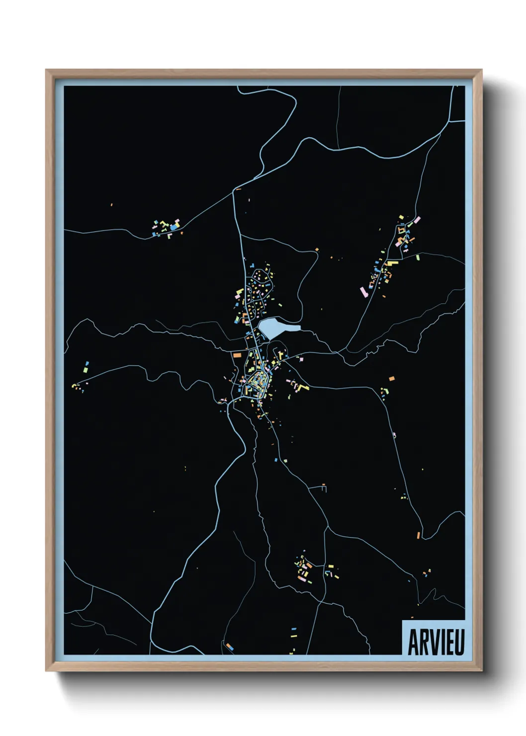 Un poster carteArvieu