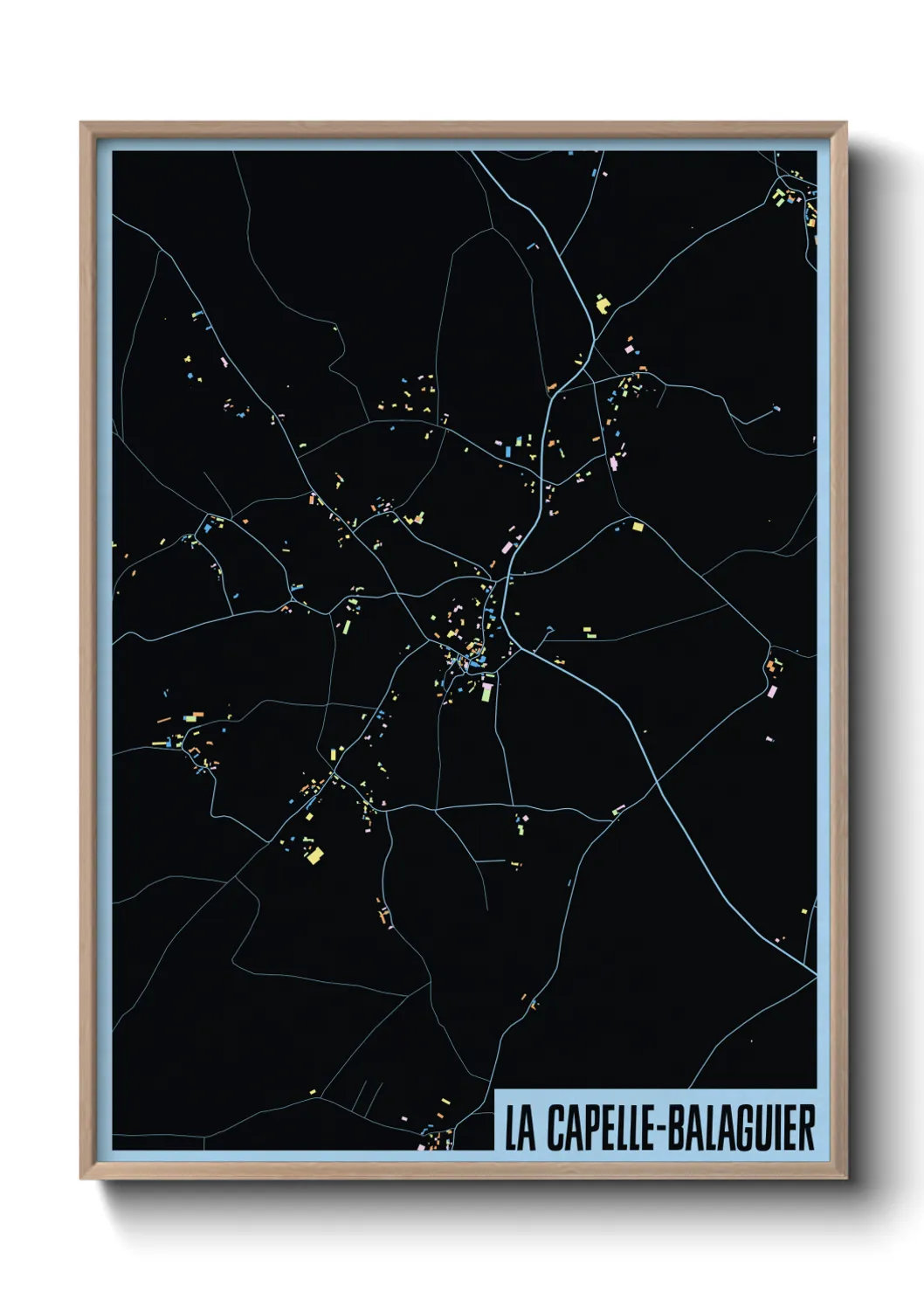 Un poster carteLa Capelle-Balaguier