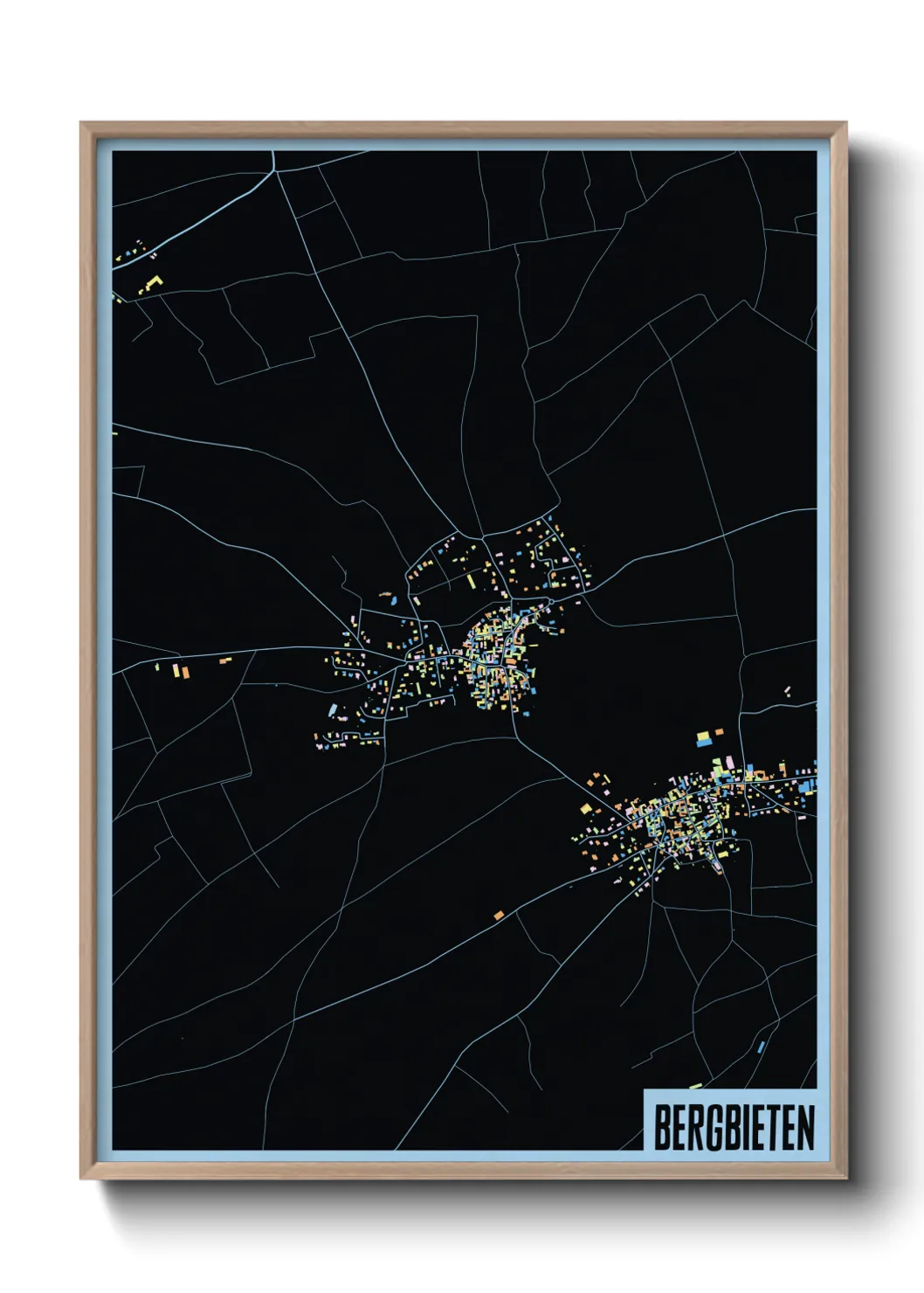 Un poster carteBergbieten