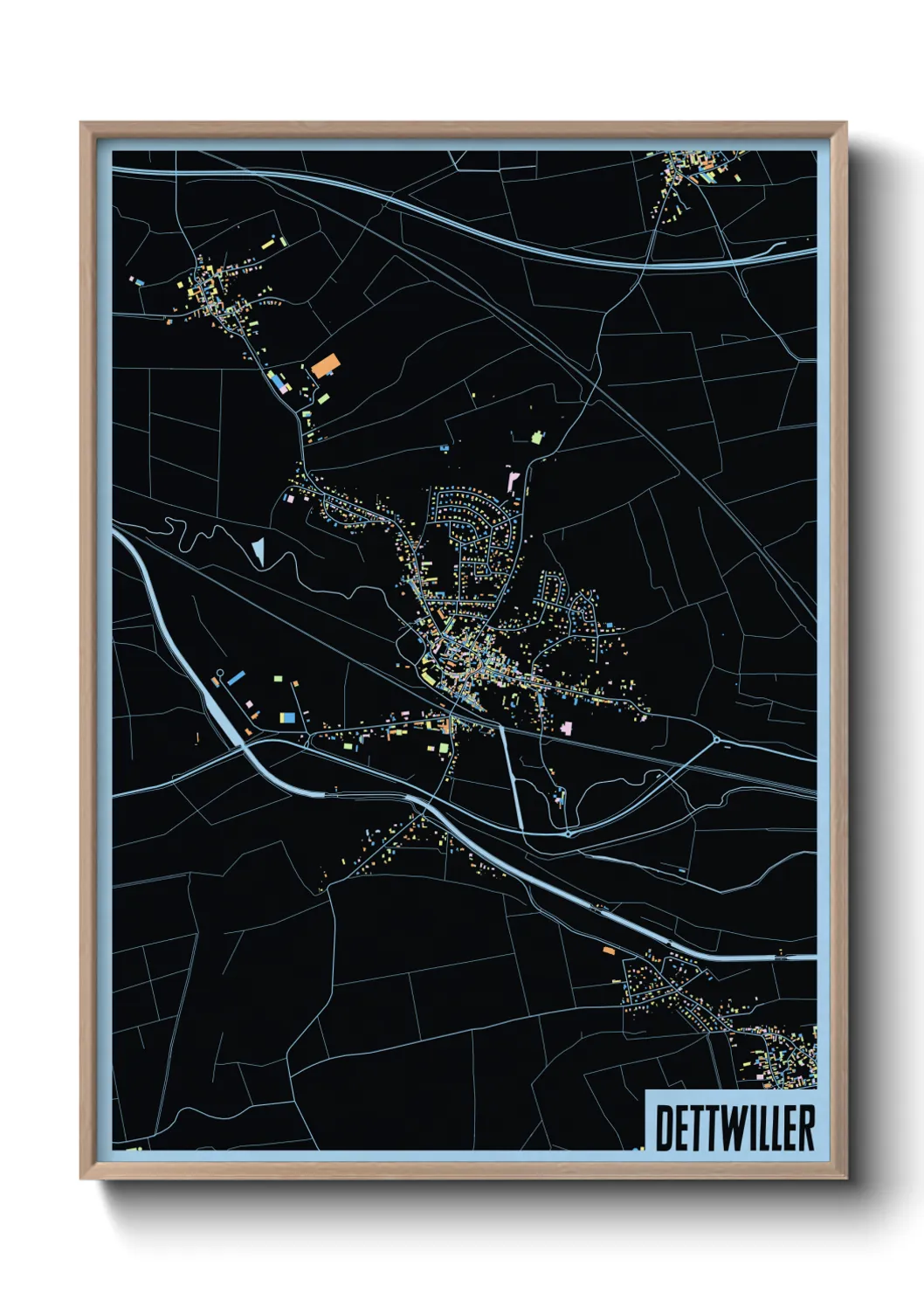 Un poster carteDettwiller