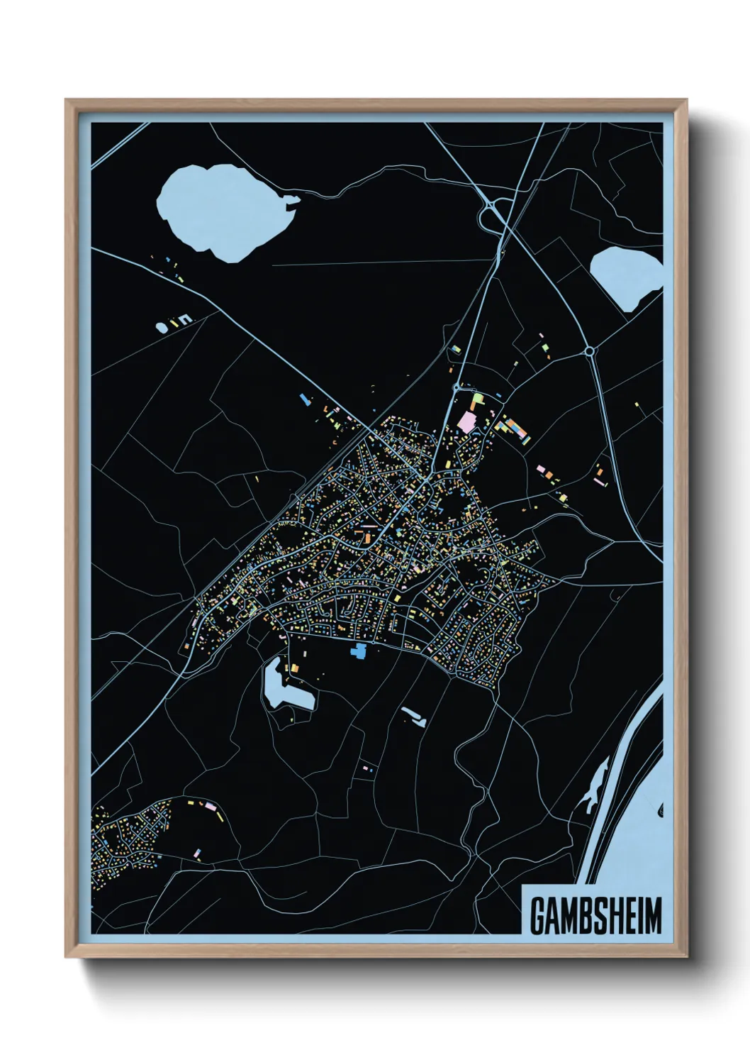 Un poster carteGambsheim