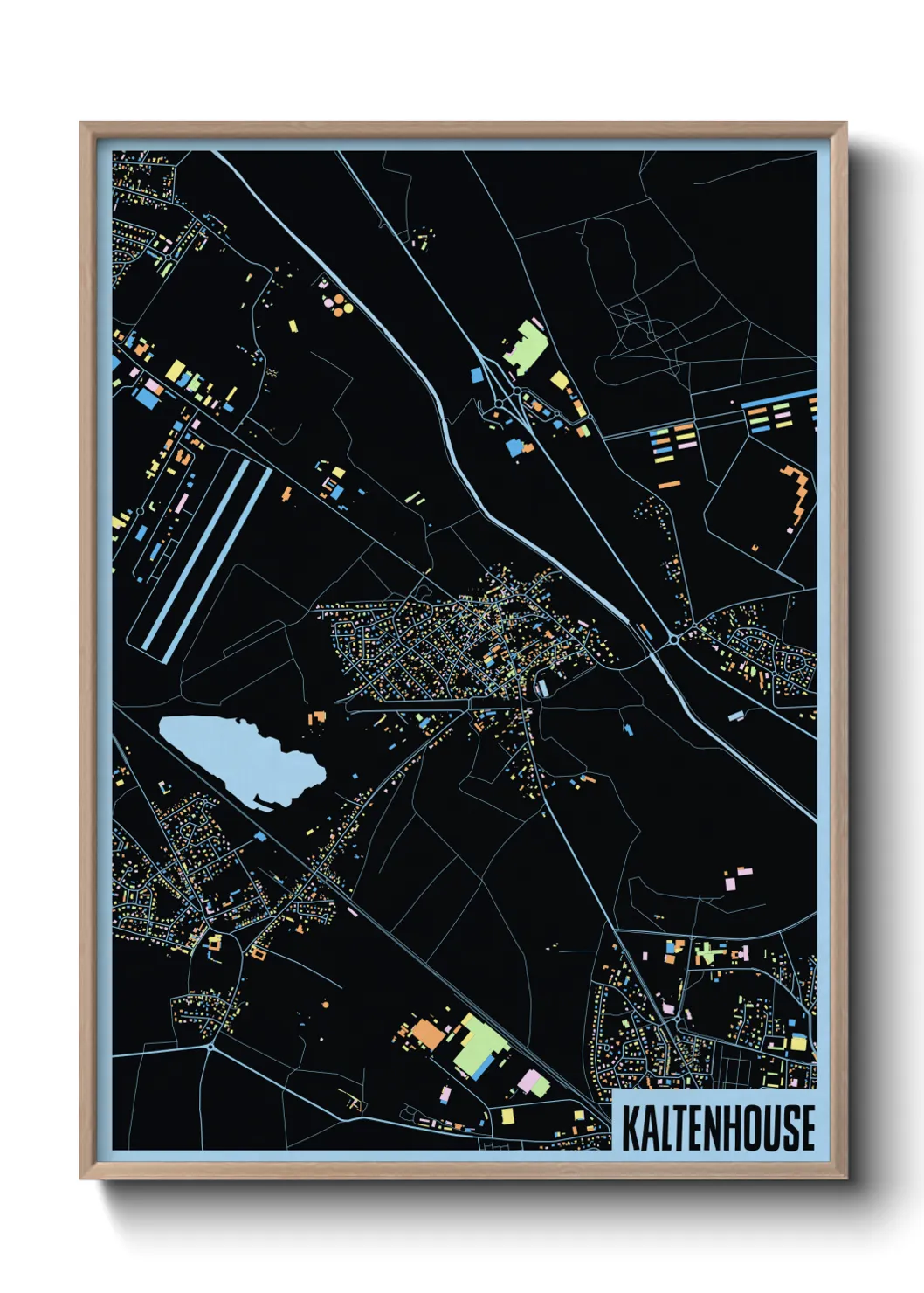 Une affiche de carte sur Kaltenhouse