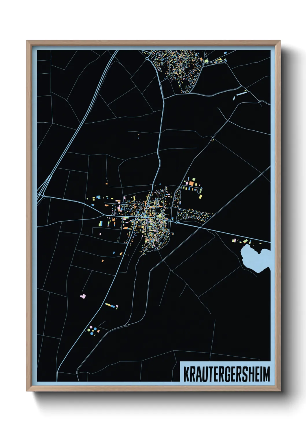 Un poster carteKrautergersheim