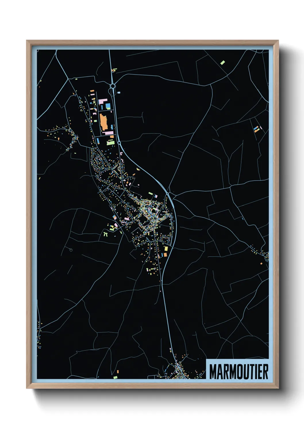 Un poster carteMarmoutier