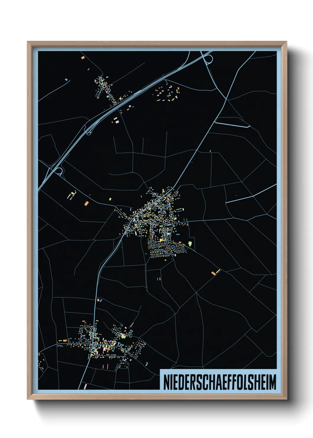 Un poster carteNiederschaeffolsheim