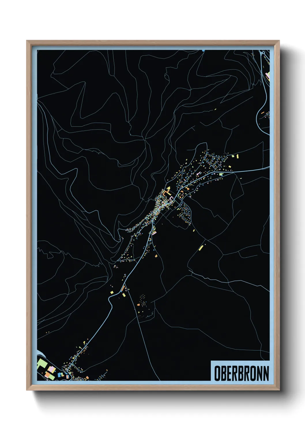 Un poster carteOberbronn